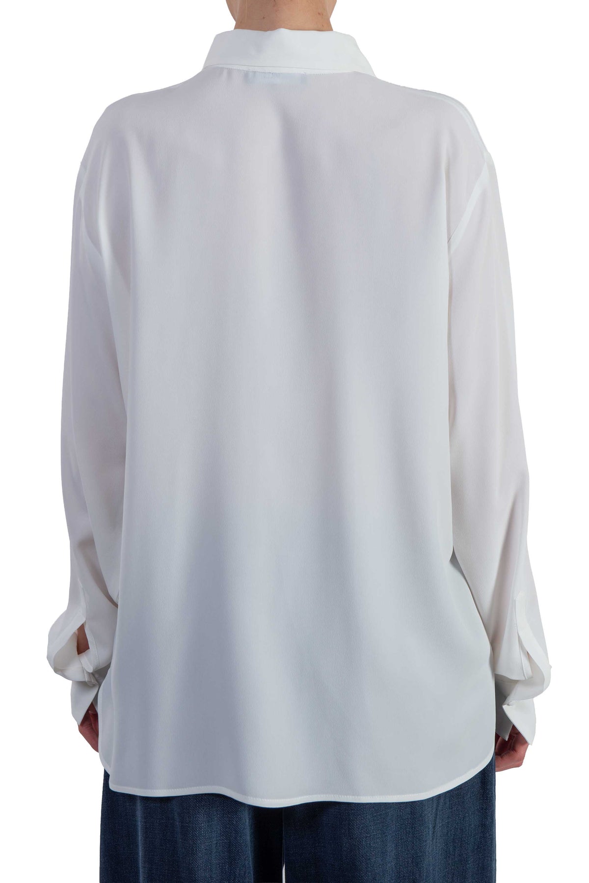 Blusa a polo bianca 4057 5028 BIANCO ALICE MILLER