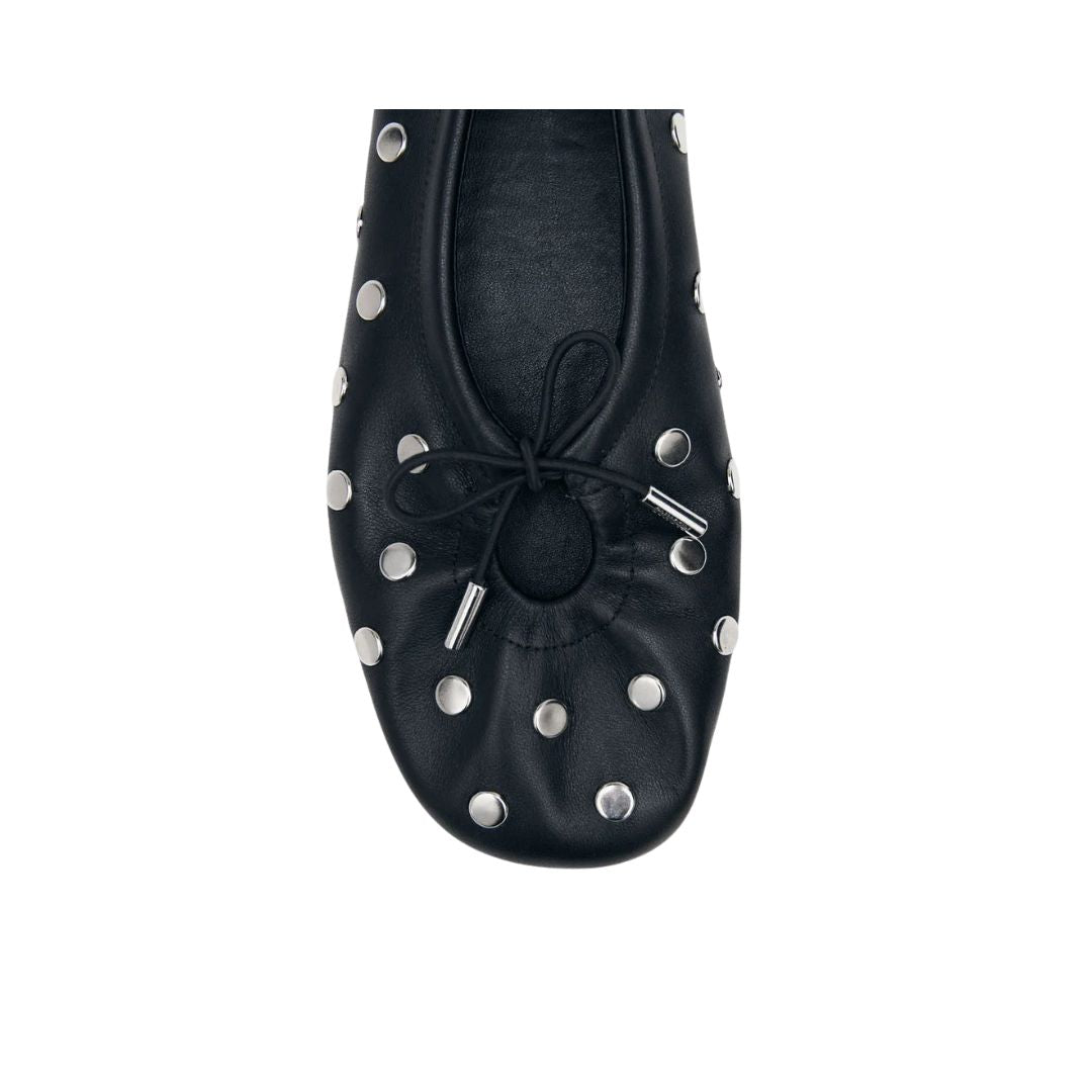 Ballerina Rosalind nera con borchie ROSALIND STUDS BLACK ALOHAS