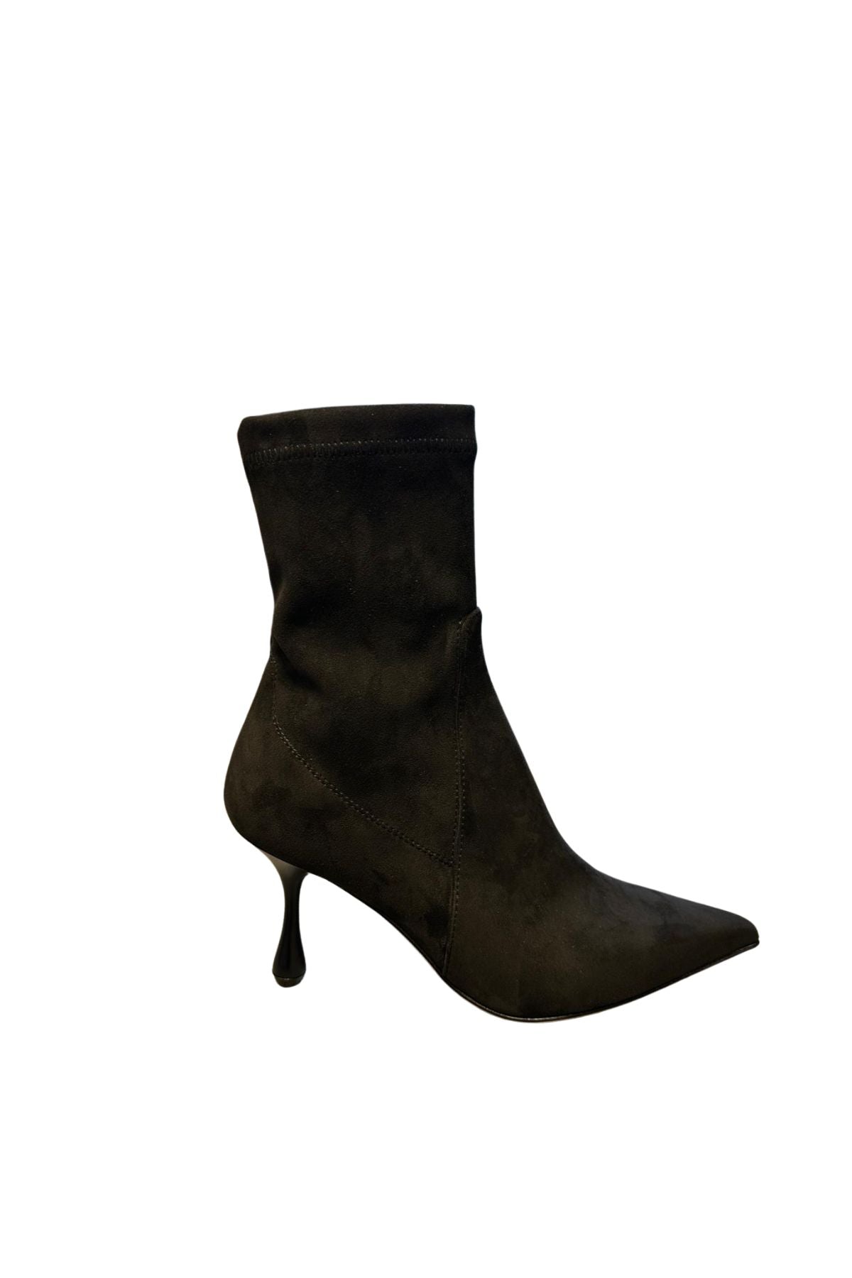Stivaletto tessuto elsticizzato nero 8016 NERO ANNA F