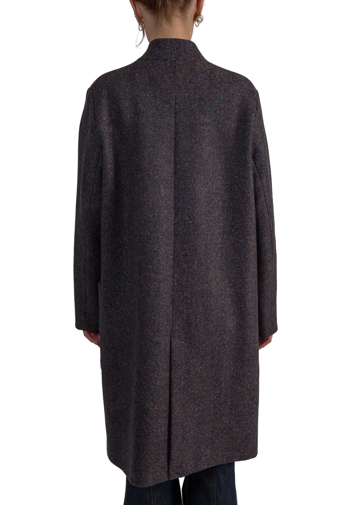 Cappotto in tweed bordeaux<BR/> FD4229 BORDO CIRCOLO