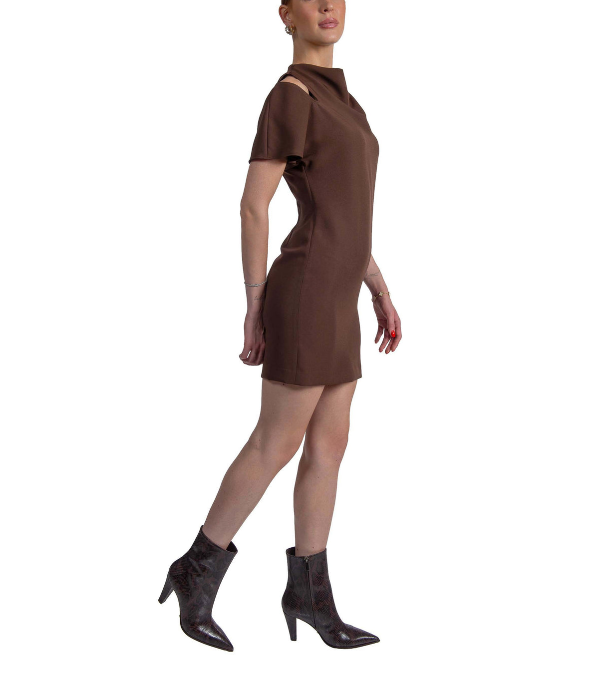 Abito corto cut out 31204 MORO FEDERICA TOSI
