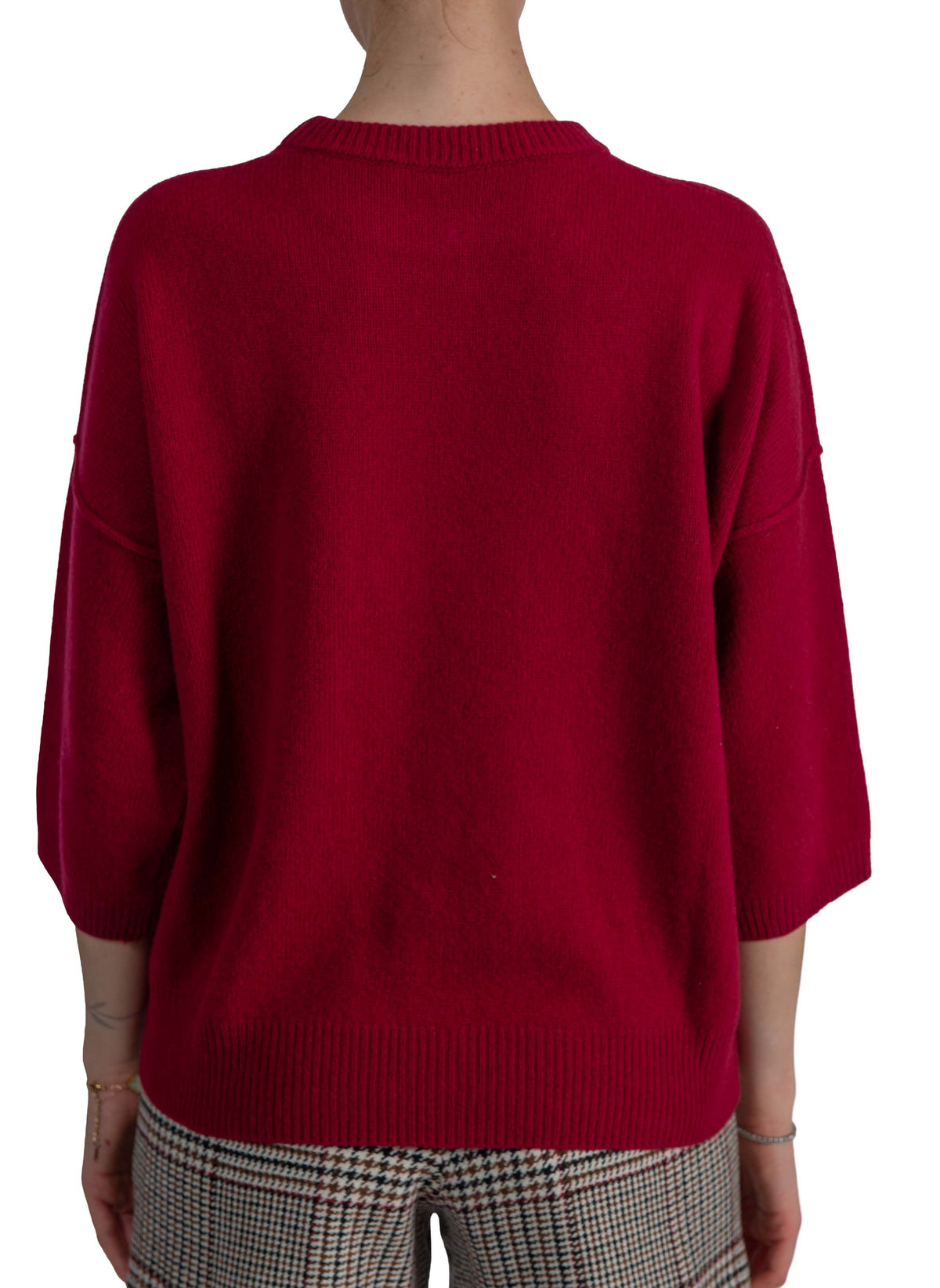 Maglia manica 3/4 rosso rubino 32000 RUBINO FEDERICA TOSI