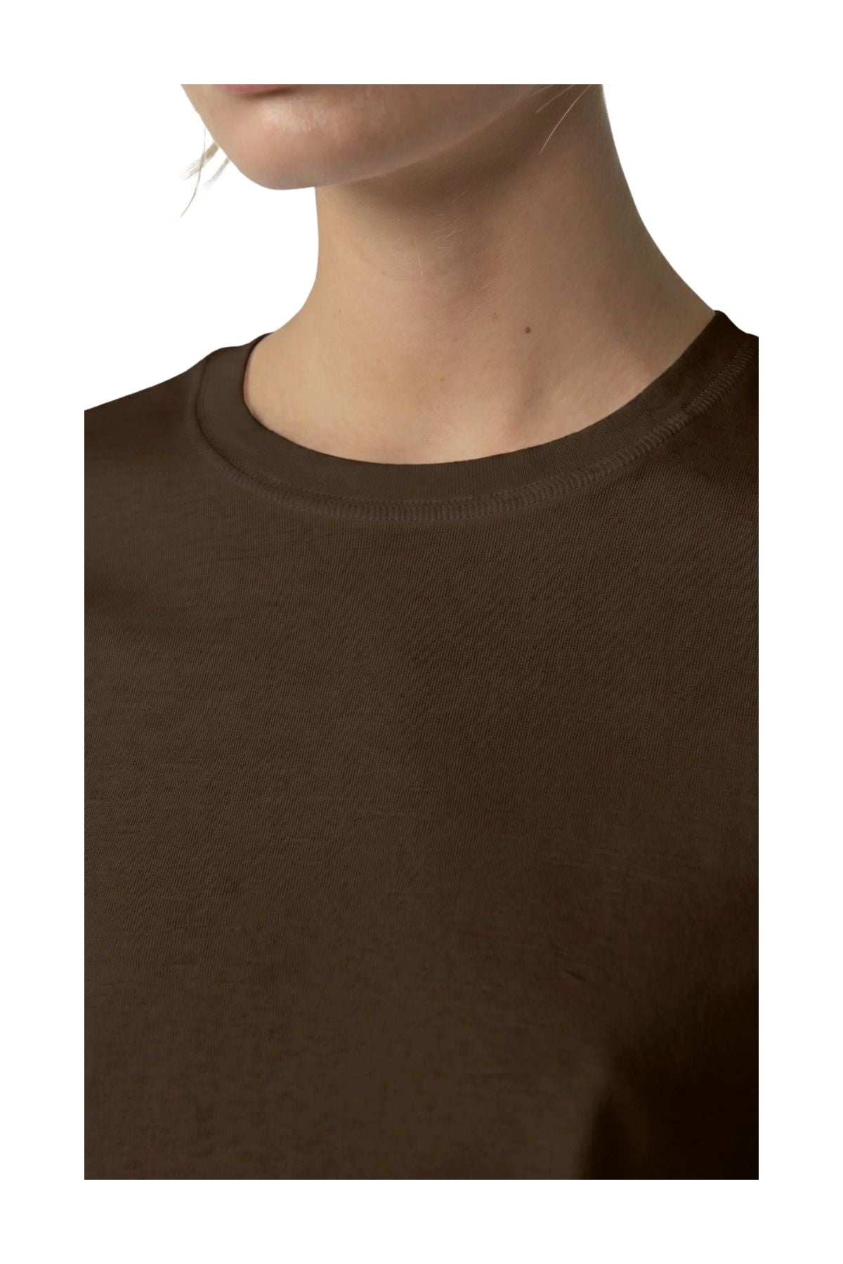 T-shirt Ditlev marrone DITLEV 6128152 BROWN HERSKIND