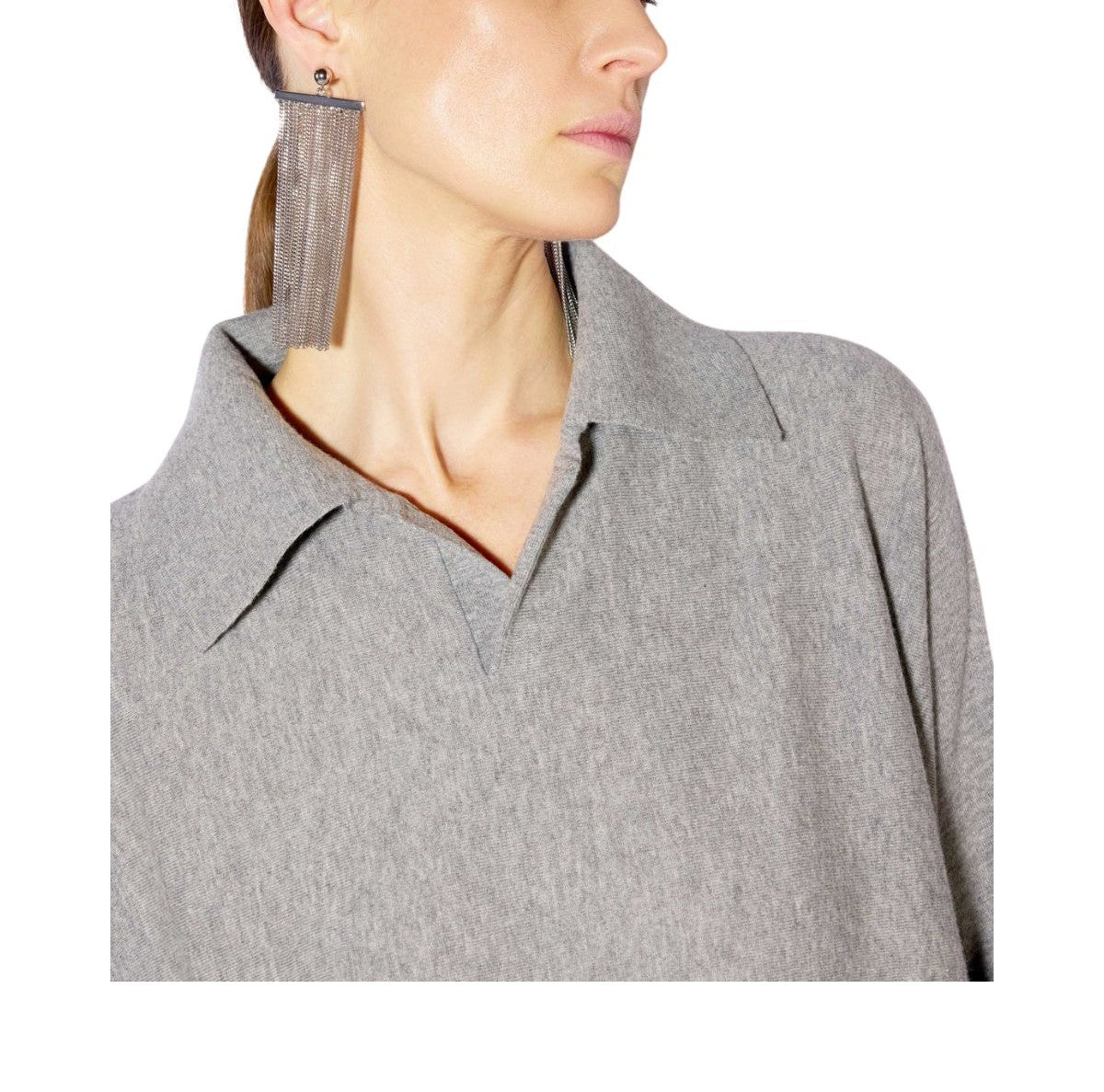Maglia Debbie grigio melange DEBBIE F6WB16 GRIGIO LIVIANA CONTI
