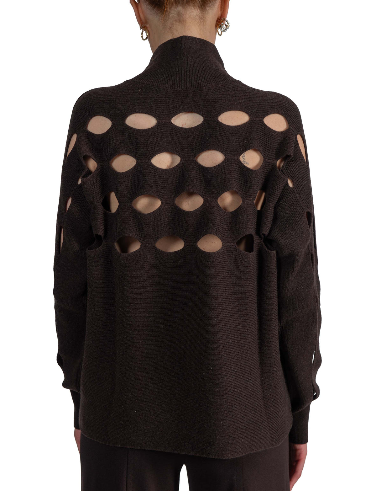 Maglia Dorothy fondente<BR/><BR/> DOROTHY F6WC32 FONDENTE LIVIANA CONTI