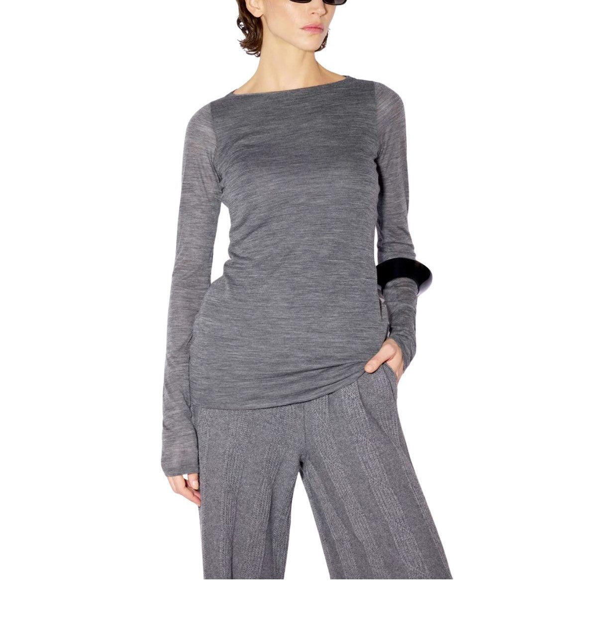 T-shirt Lucrezia Grigio melange LUCREZIA F6WH16 GRIGIO LIVIANA CONTI