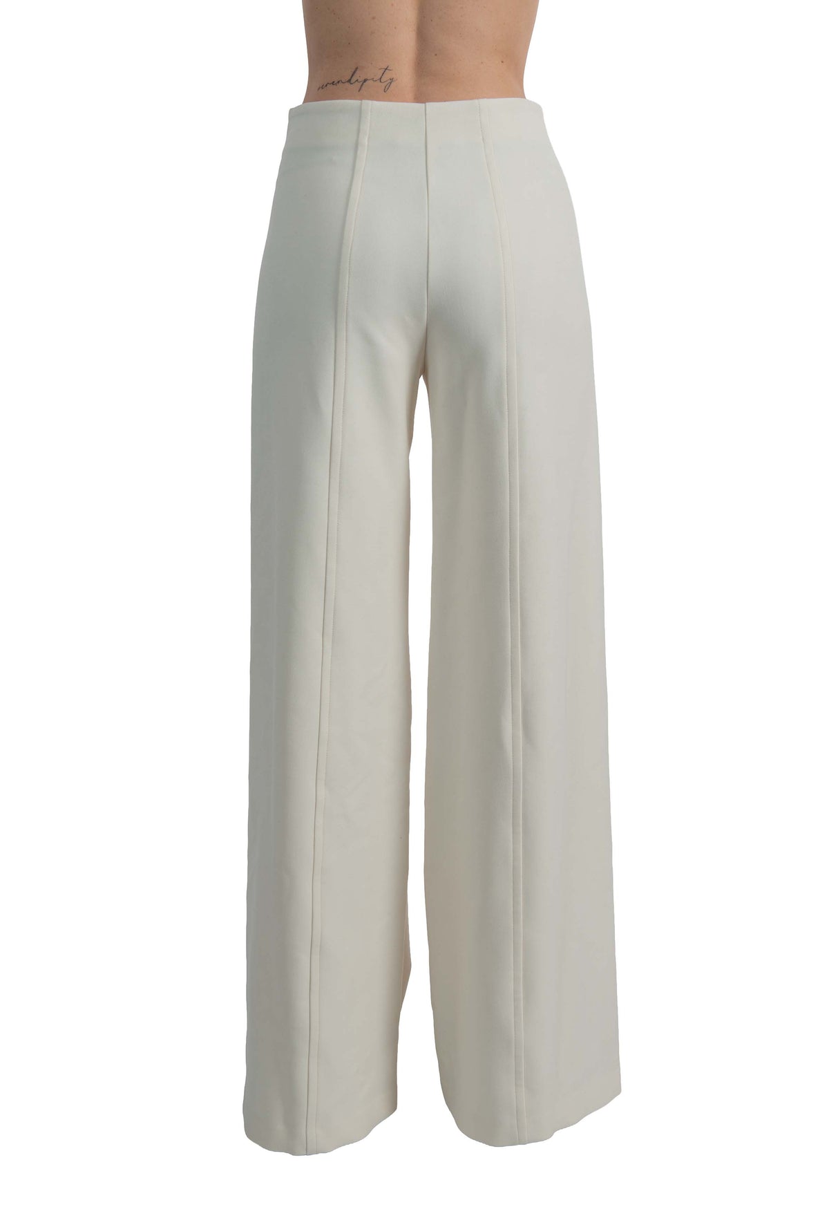Pantalone palazzo PANTYALONE L6WM28 NATURAL LIVIANA CONTI