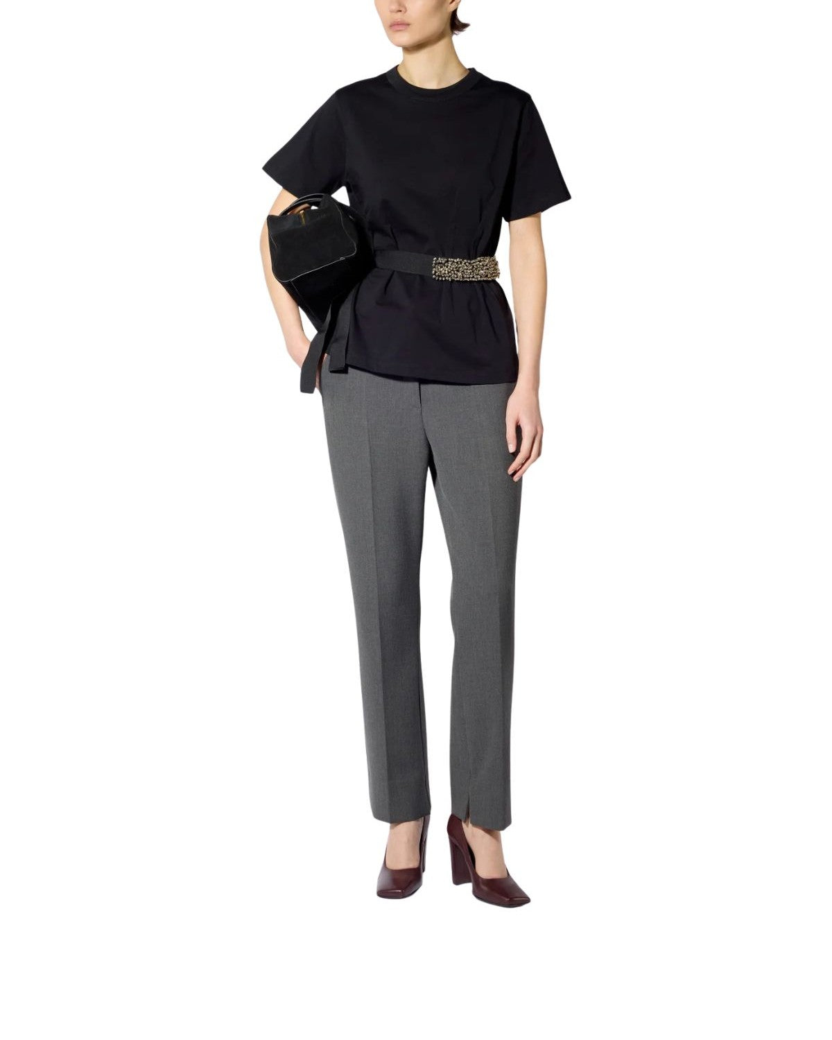 Pantalone dritto Zack ZACK L6WM32 GRIGIO LIVIANA CONTI