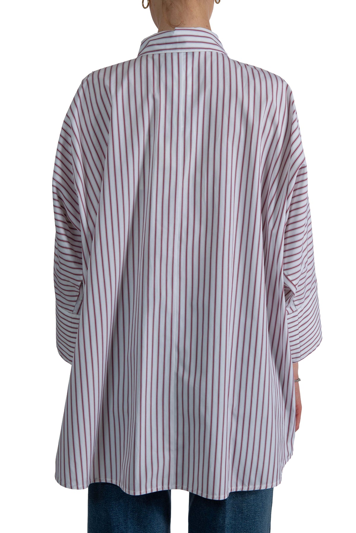 Camicia a righe AVENUE 003 BORDO MAX MARA