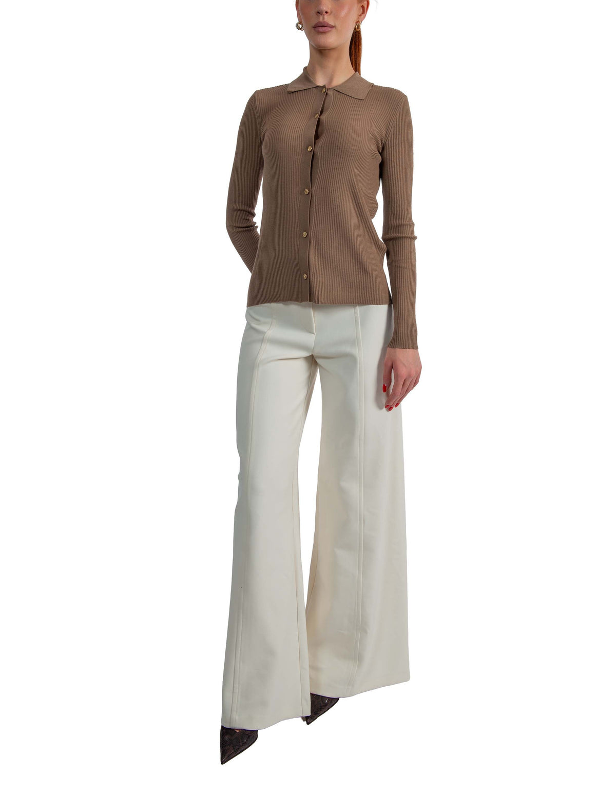 Cardigan marrone LIMONE 04 MARRONE MAX MARA