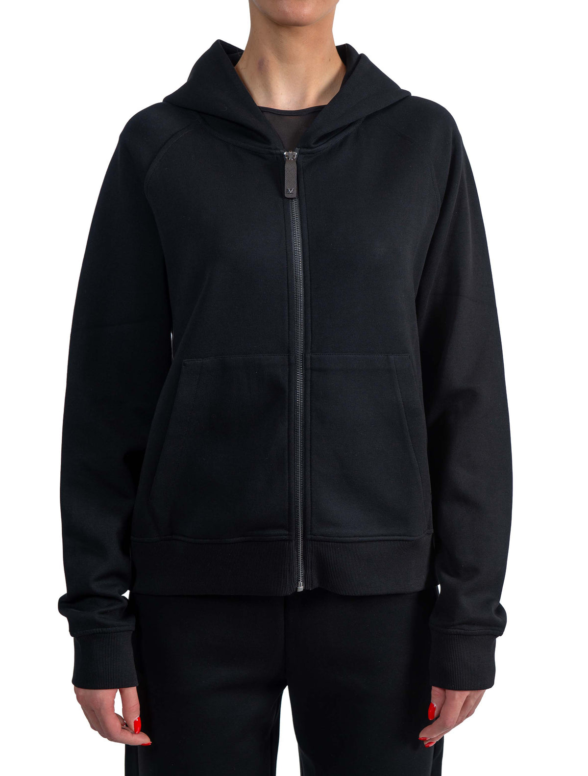 Felpa in jersey di cotone tecnico nera Marea MAREA 05 NERO MAX MARA