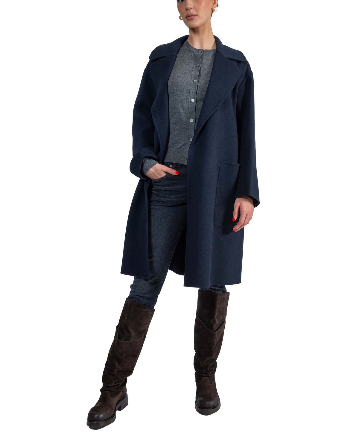 Cappotto Velo blu VELO 081 BLU MAX MARA