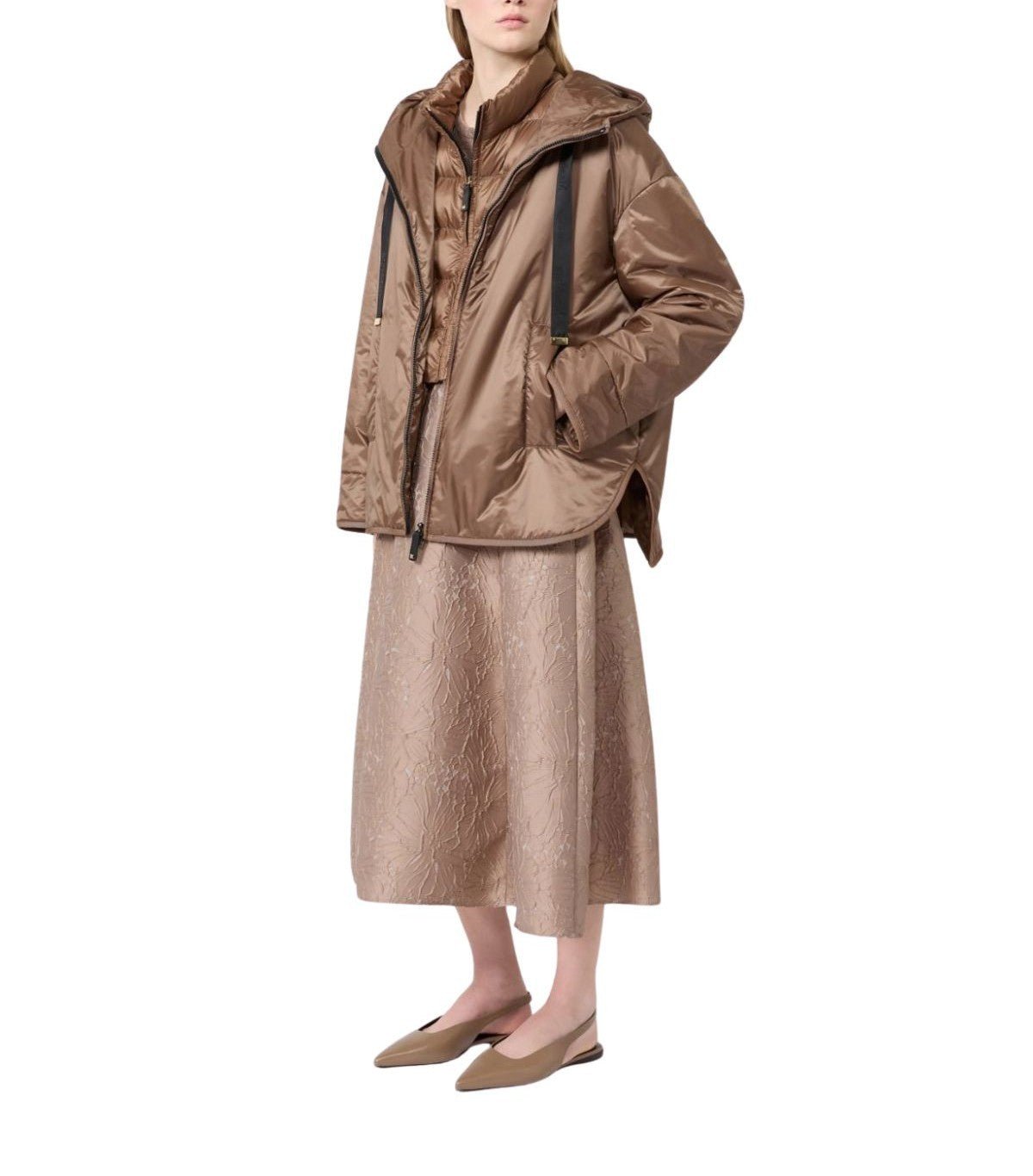 Piumino corto Cleo cammello CLEO 020 CAMMELLO MAX MARA THE CUBE