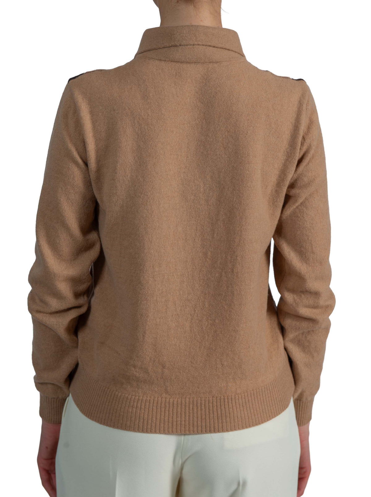 Maglia rombi cammello. 4141MDM205 CLAY MSGM