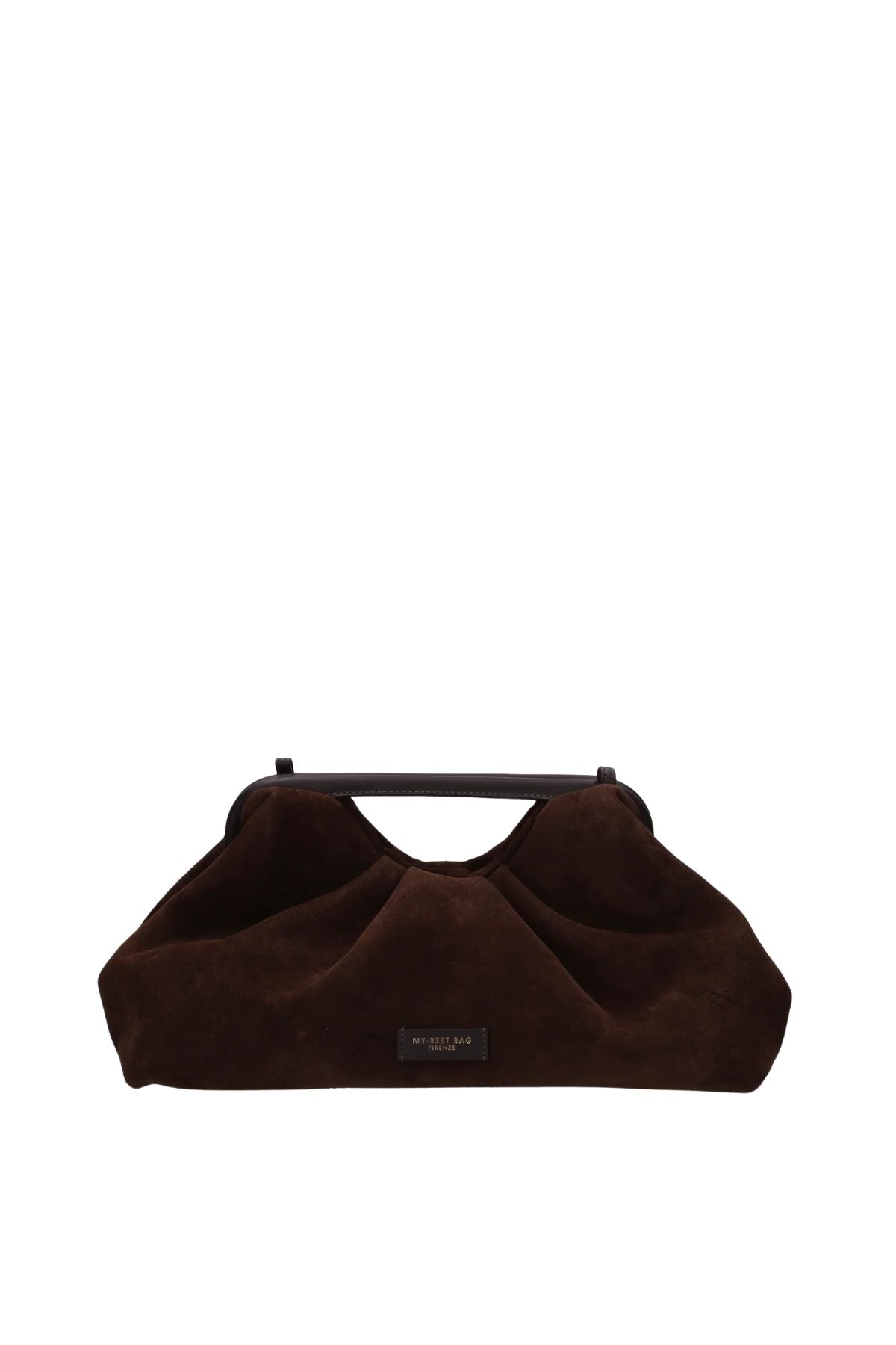 Borsa Janine camoscio testa di moro JANINE 3026L DARK BROWN MY BEST BAG