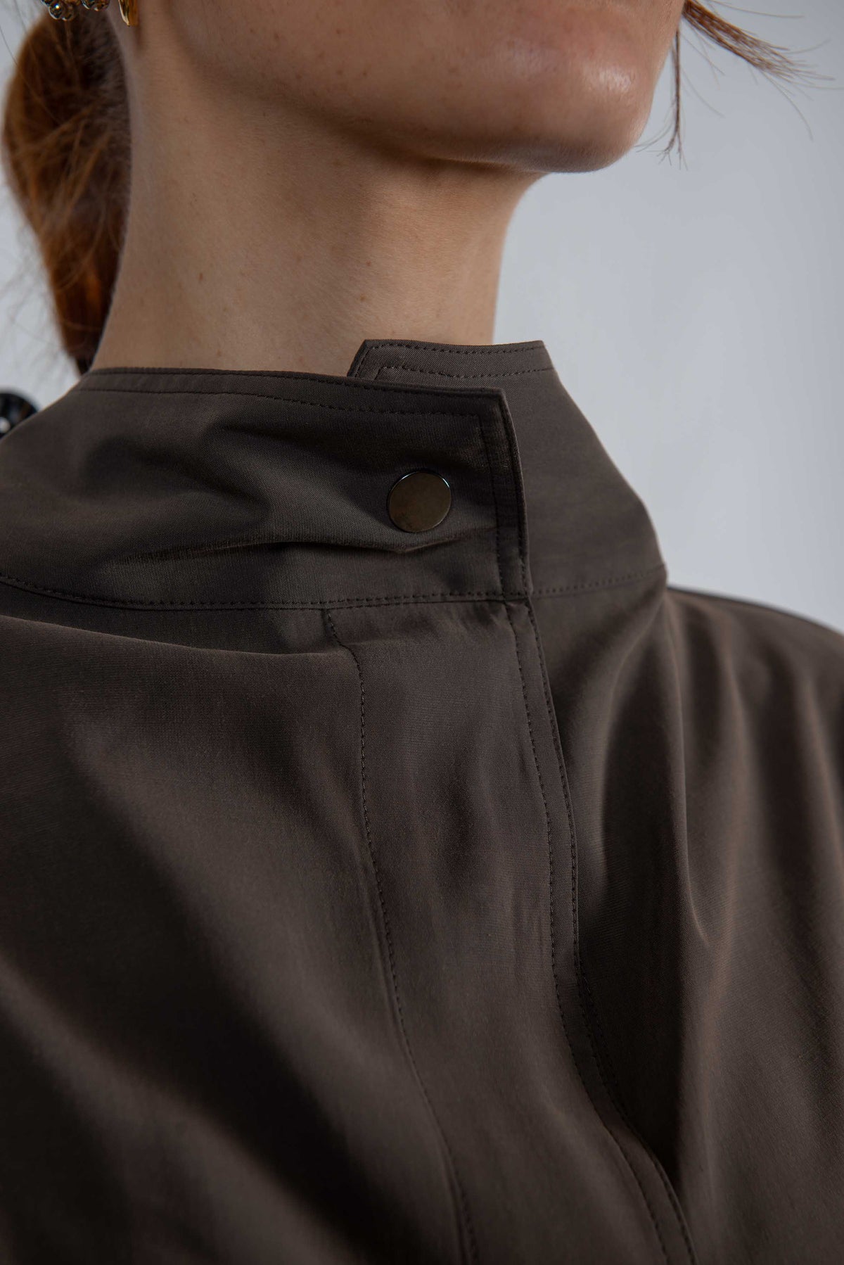 Camicia collo montato CAM03 CLAY RAME