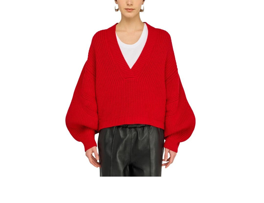 Maglia rossa Ginnie GINNIE ROSSO SEMICOUTURE