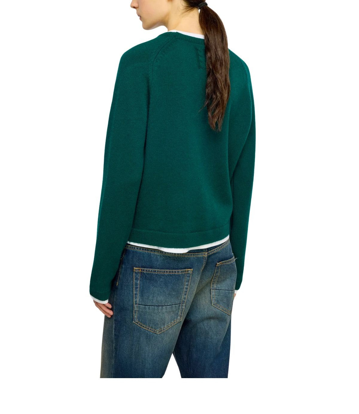 Maglia verde Sarah SARAH VERDE SEMICOUTURE