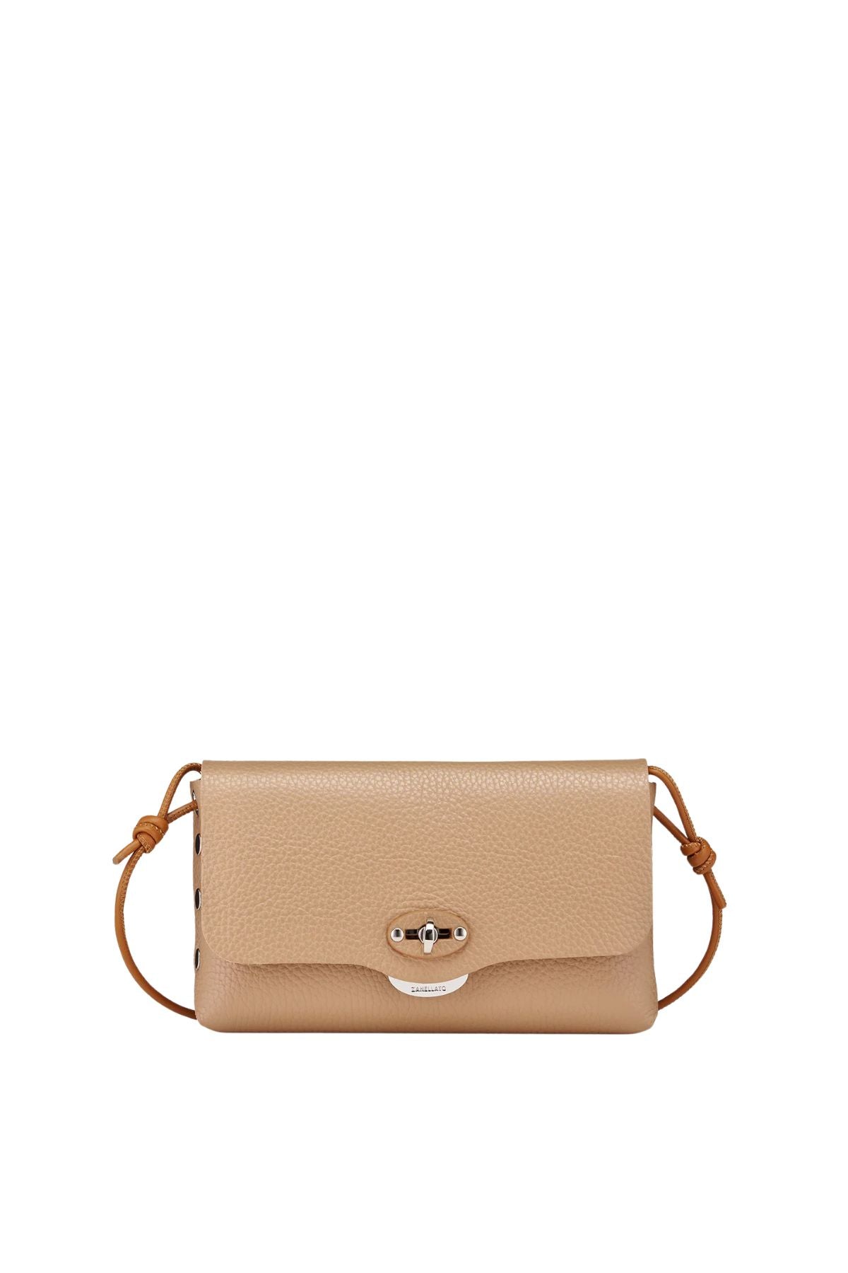 Lettera S in pelle martellata brown cantucci LETTERA DAILY BROWN CANTUCCI ZANELLATO