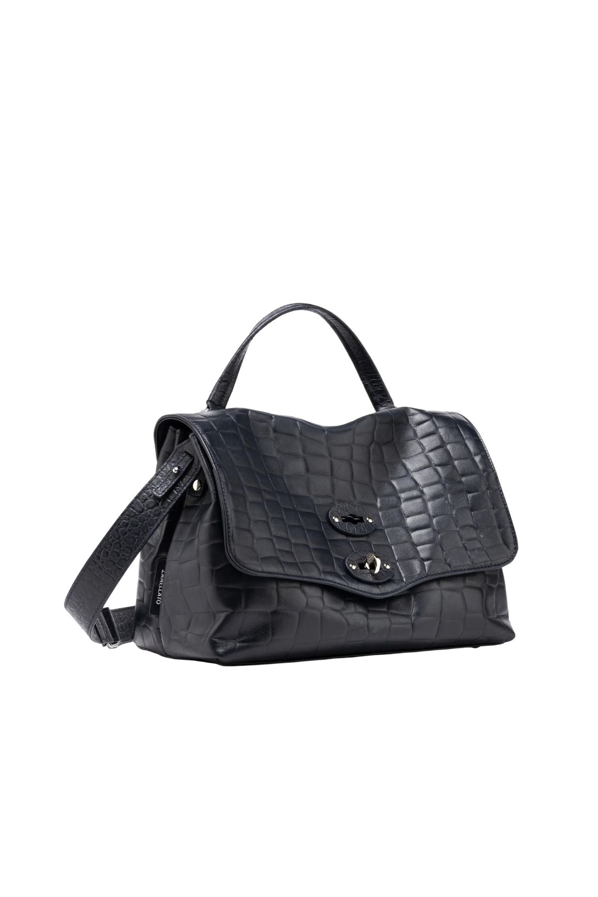 Postina S stampa cocco blu orione POSTINA S FOULARD BLU ORIONE ZANELLATO