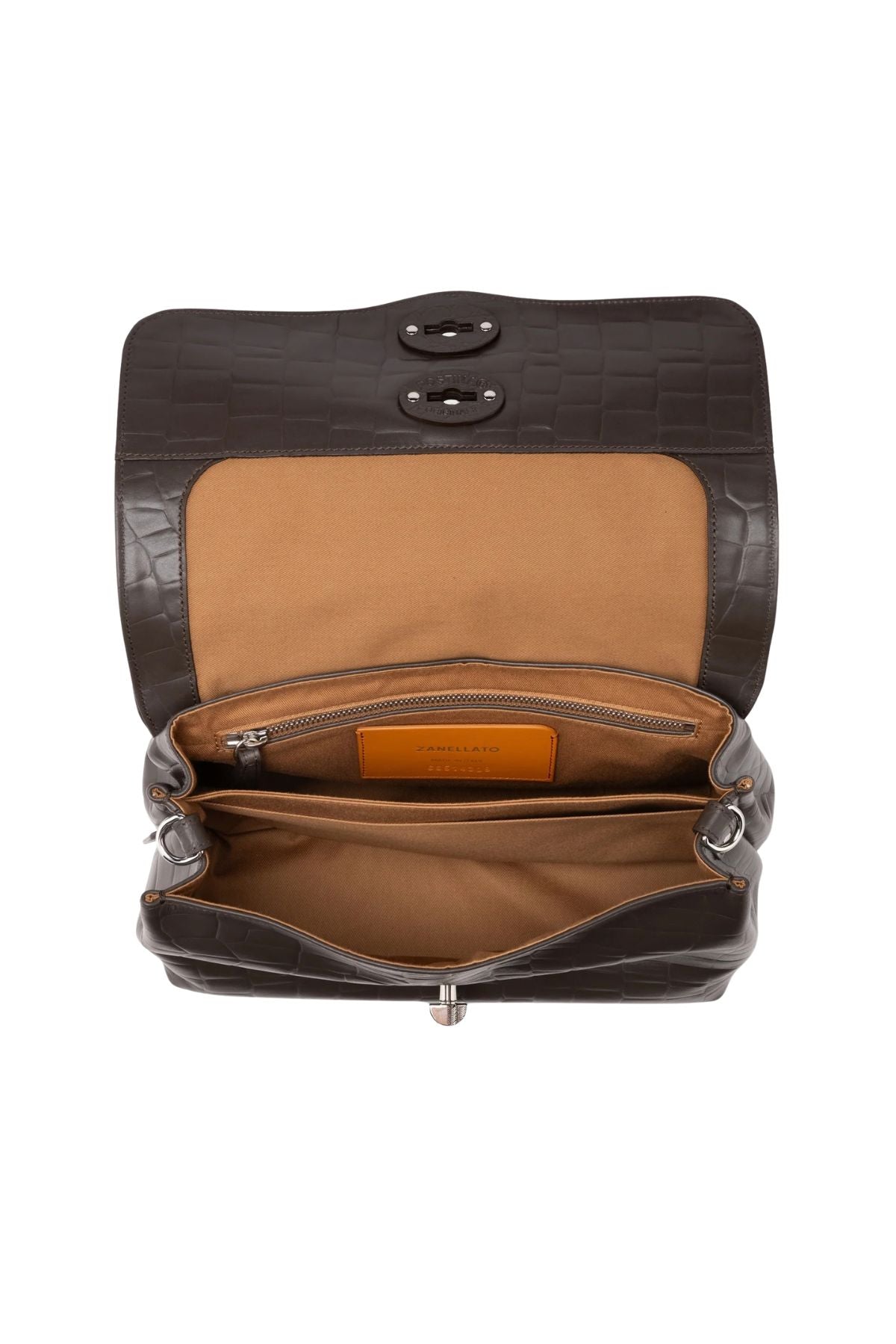 Postina S stampa cocco Brown Espresso POSTINA S FOULARD BROWN ESPRESSO ZANELLATO