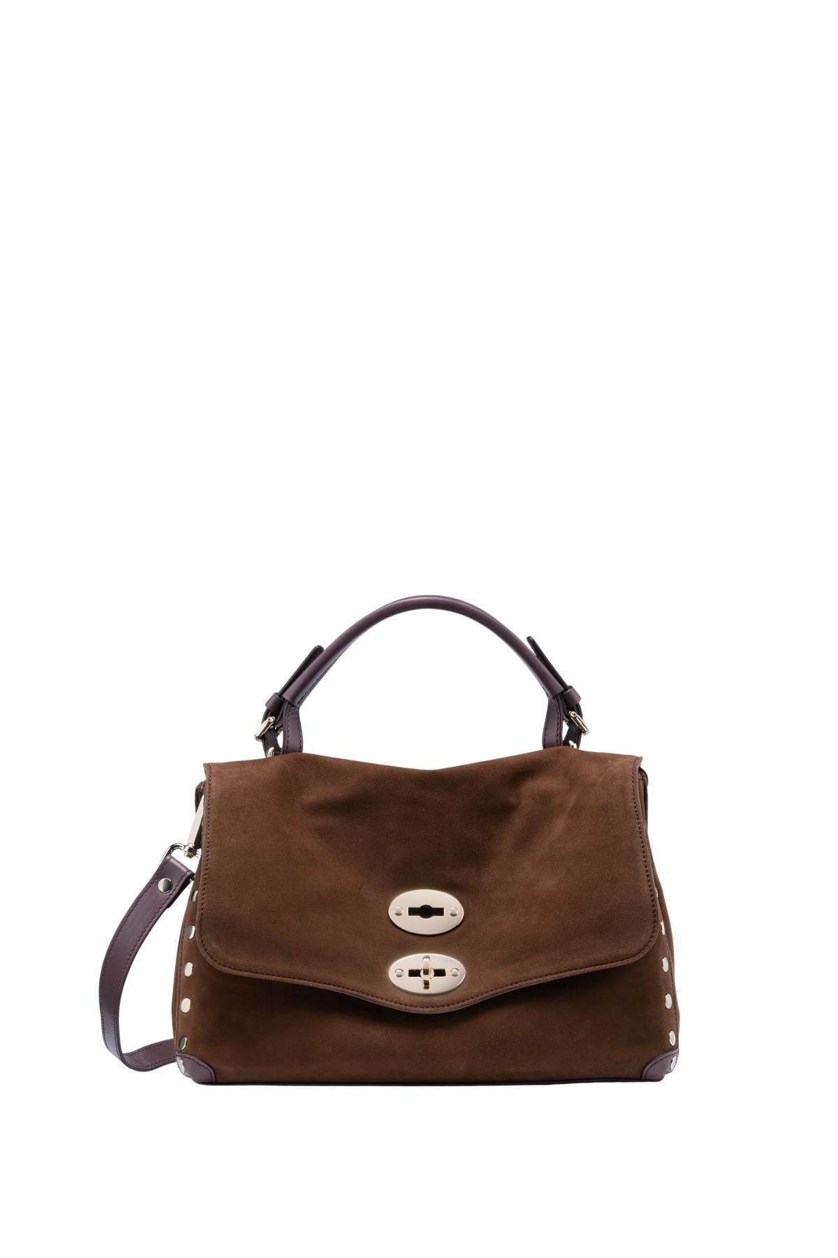 Postina S in suede brown legno di noce POSTINA S ZASHMERE BROWN LEGNO DI NOCE ZANELLATO