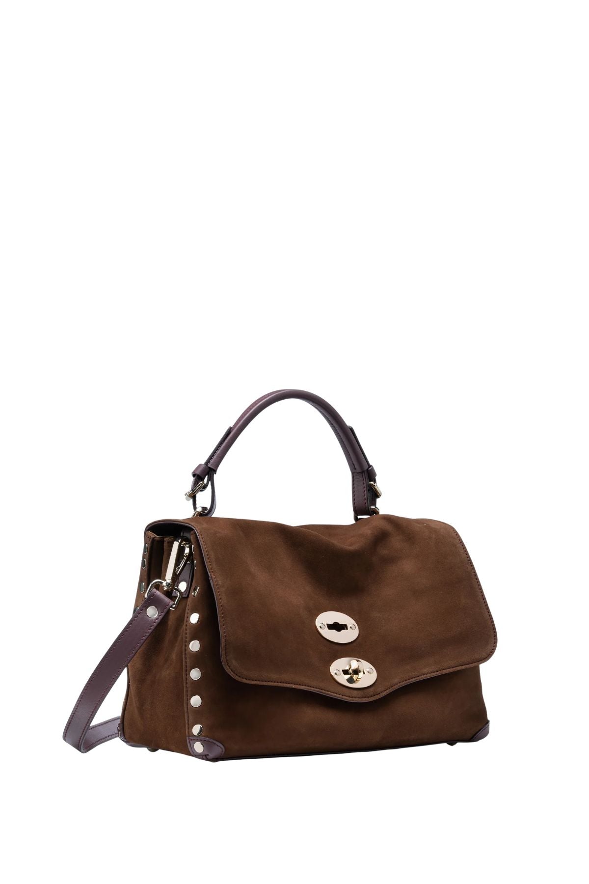 Postina S in suede brown legno di noce POSTINA S ZASHMERE BROWN LEGNO DI NOCE ZANELLATO