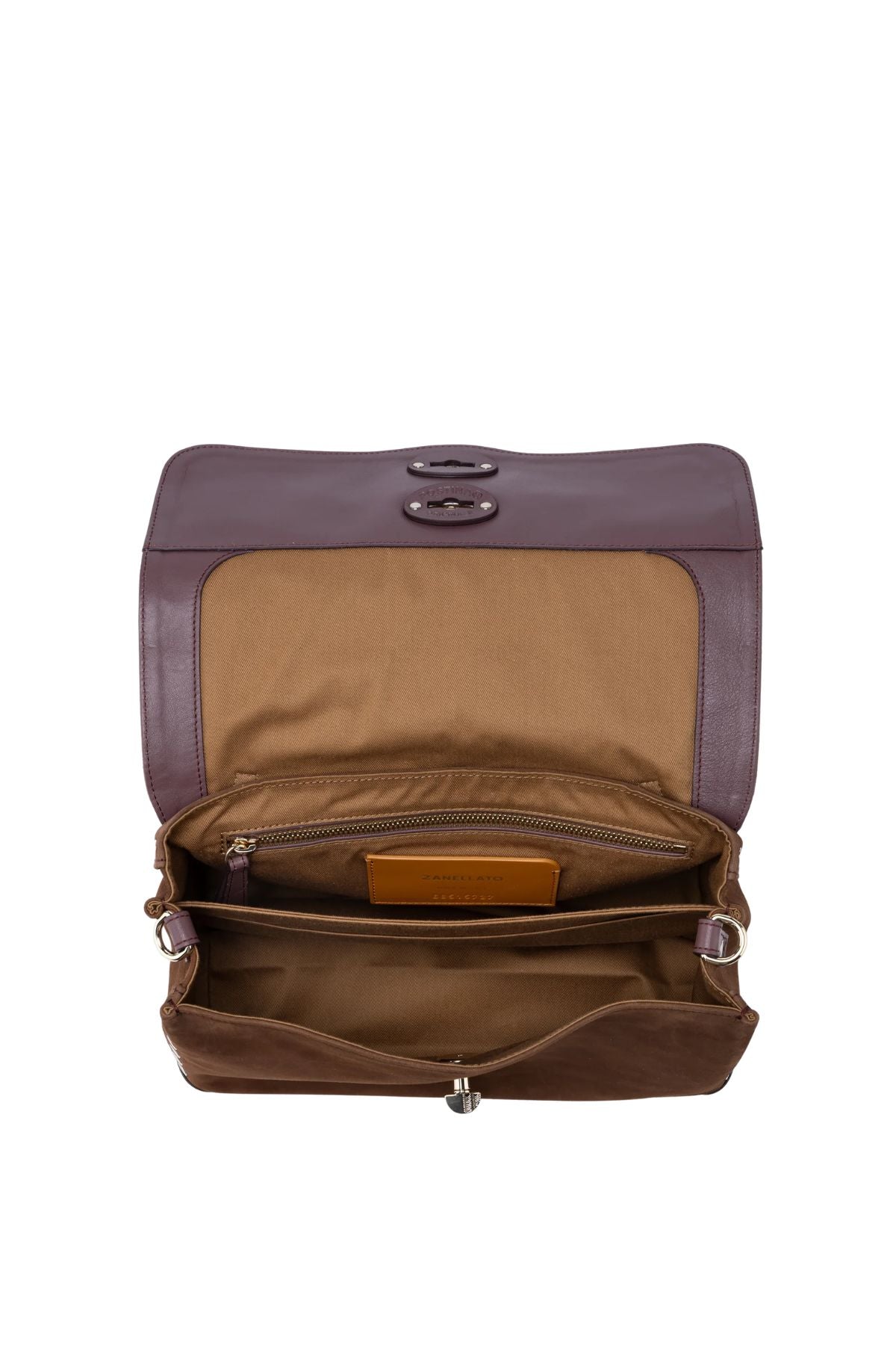 Postina S in suede brown legno di noce POSTINA S ZASHMERE BROWN LEGNO DI NOCE ZANELLATO