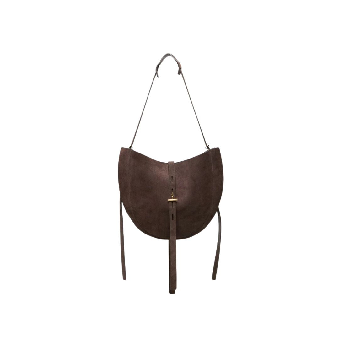 Borsa Lizzie suede testa di moro LIZZIE T.MORO MINO BOSSI