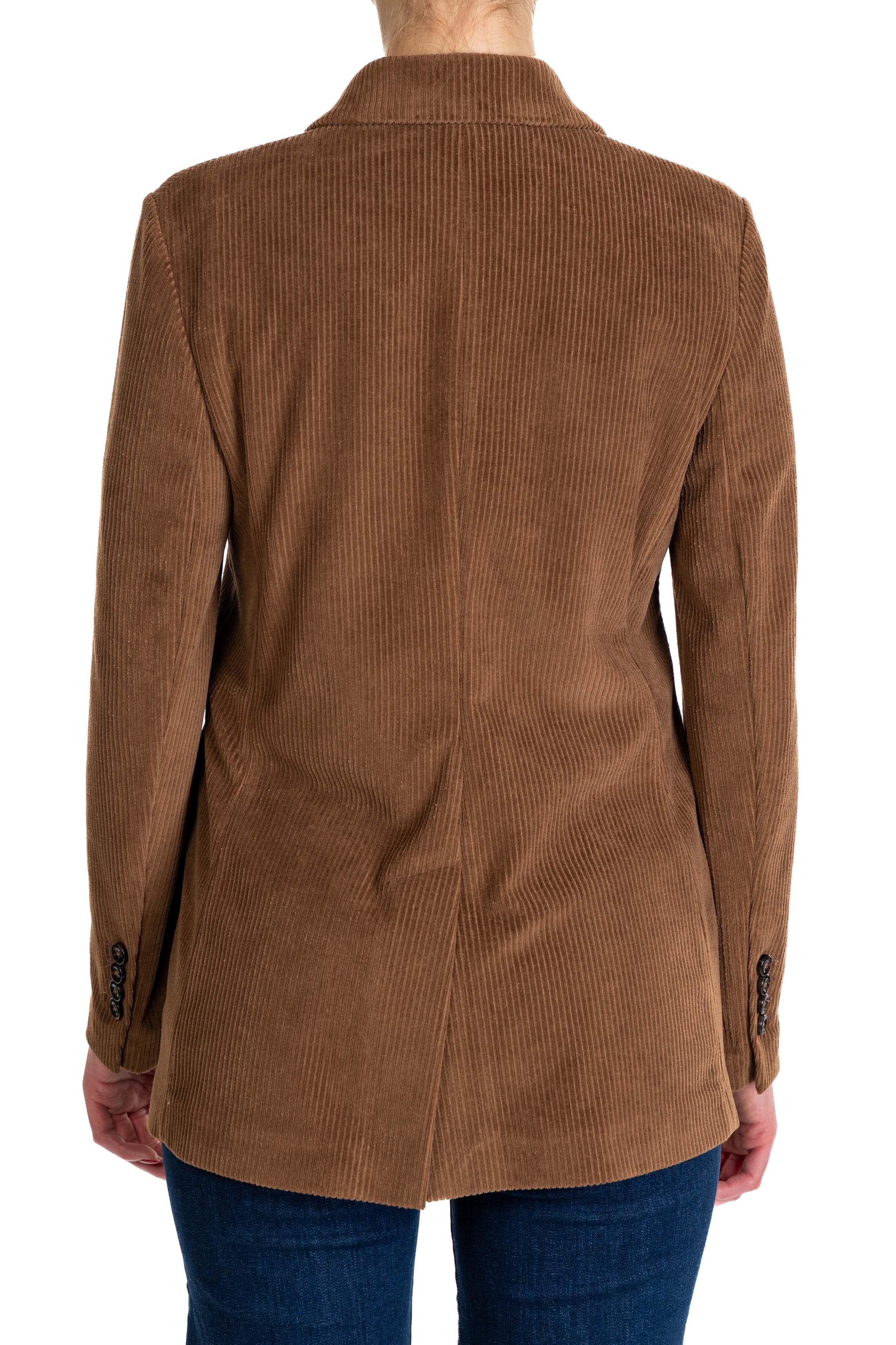 Giacca doppiopetto a coste FD3636 CIOCCOLATO CIRCOLO