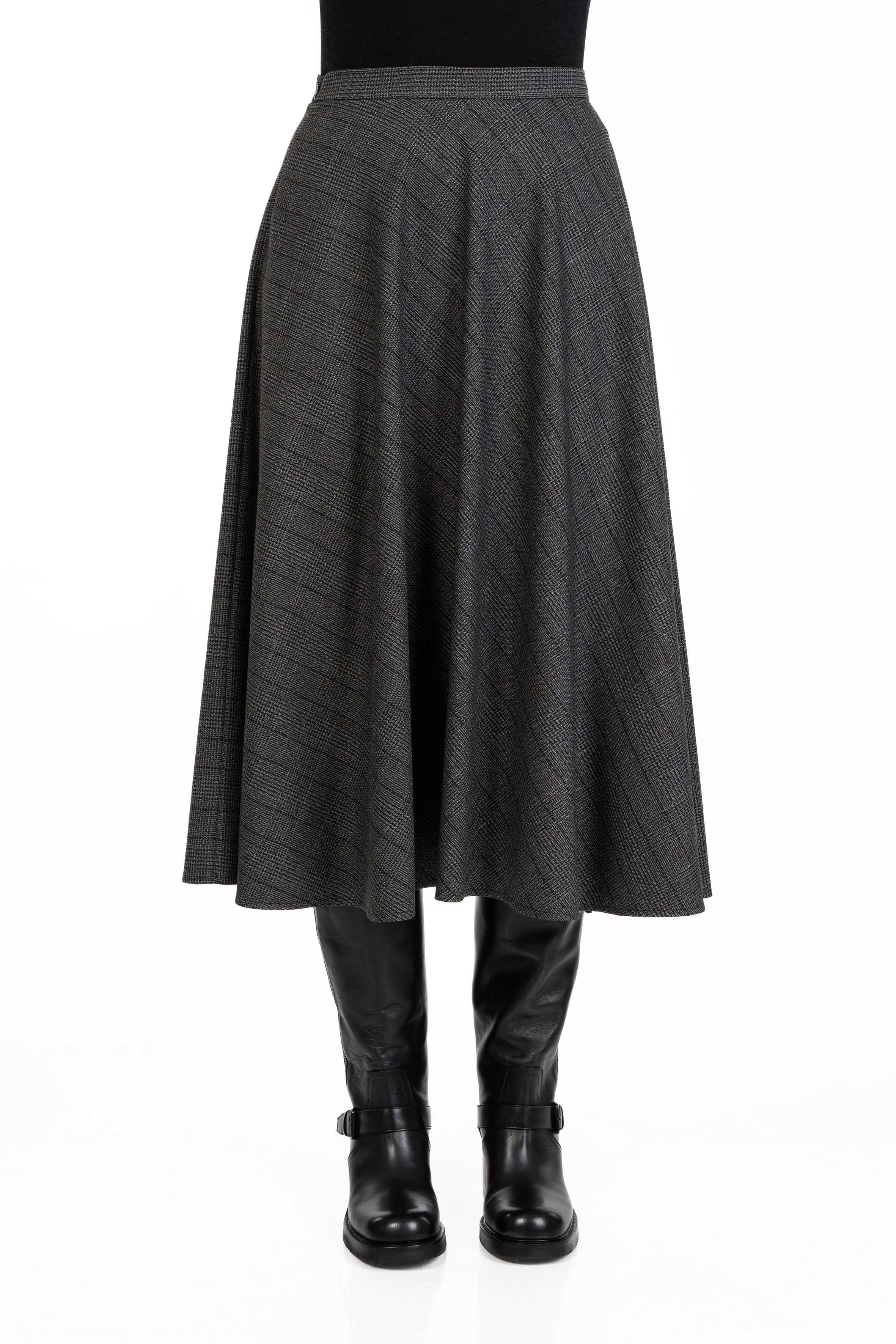 Gonna a ruota in galles 2266 4322 GRIGIO ALICE MILLER