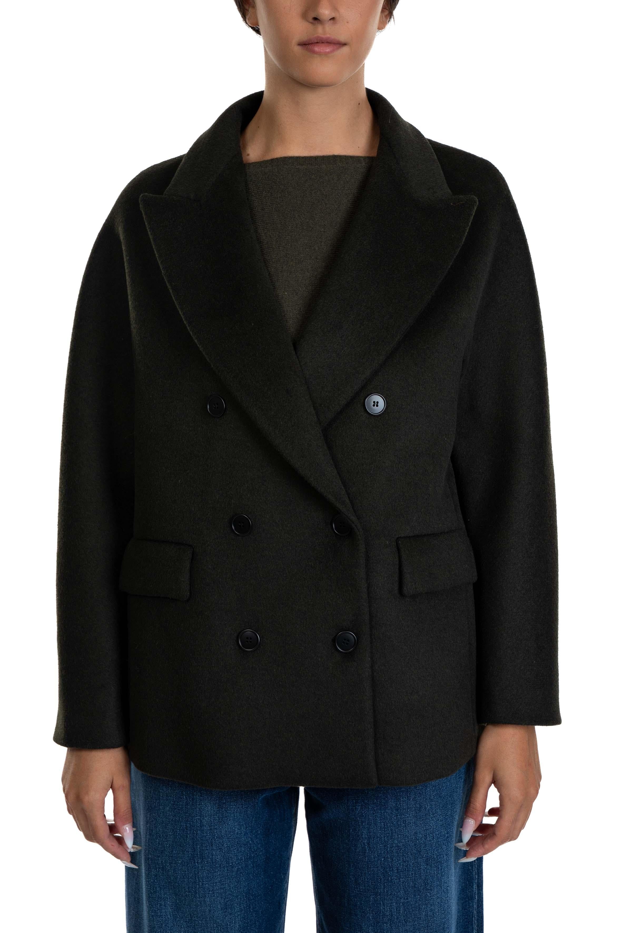 Giaccone doppipetto verde 4342 4340 BOSCO ALICE MILLER