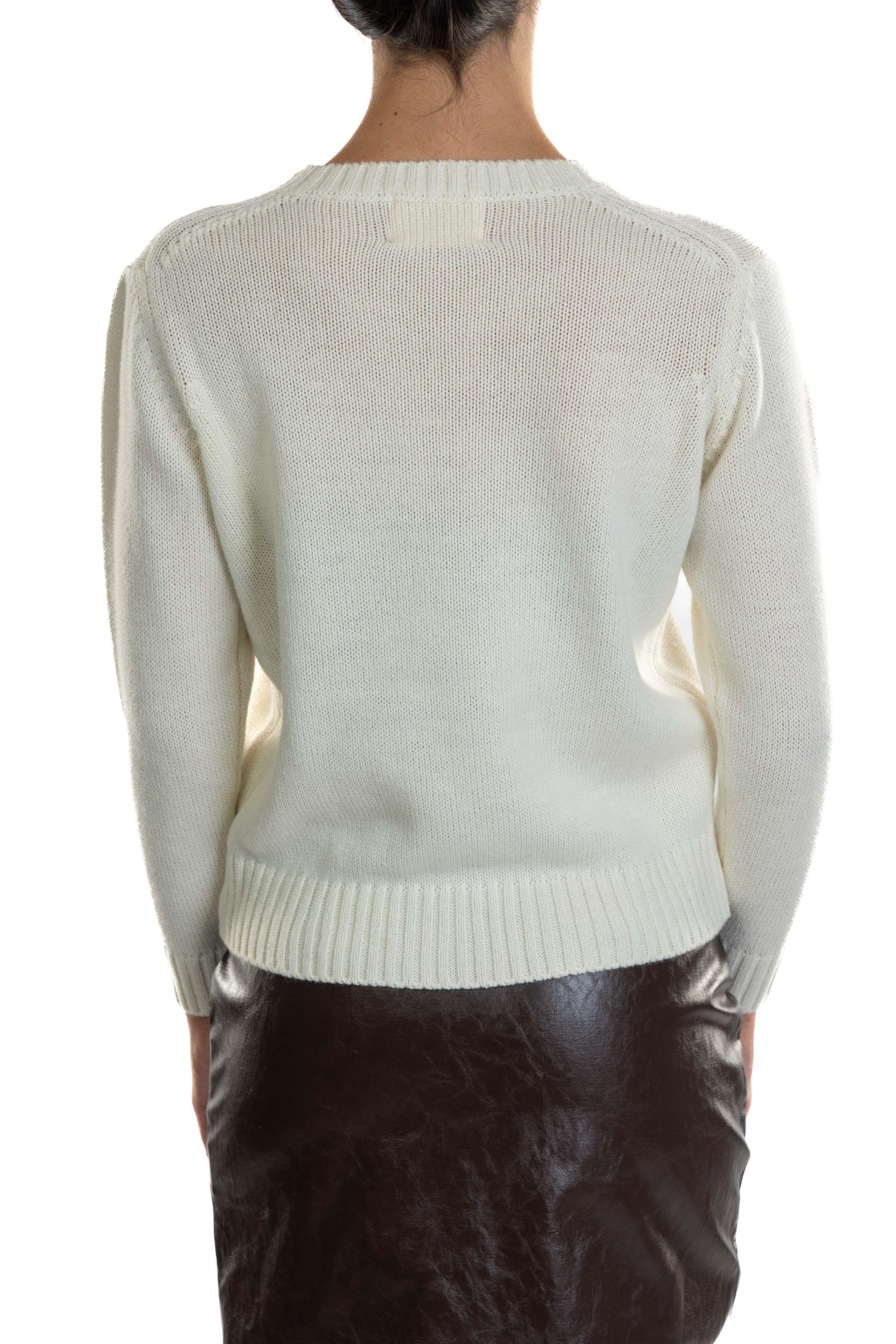 Maglia Marvin MARVIN JUMPER WHITE RUE MADAM