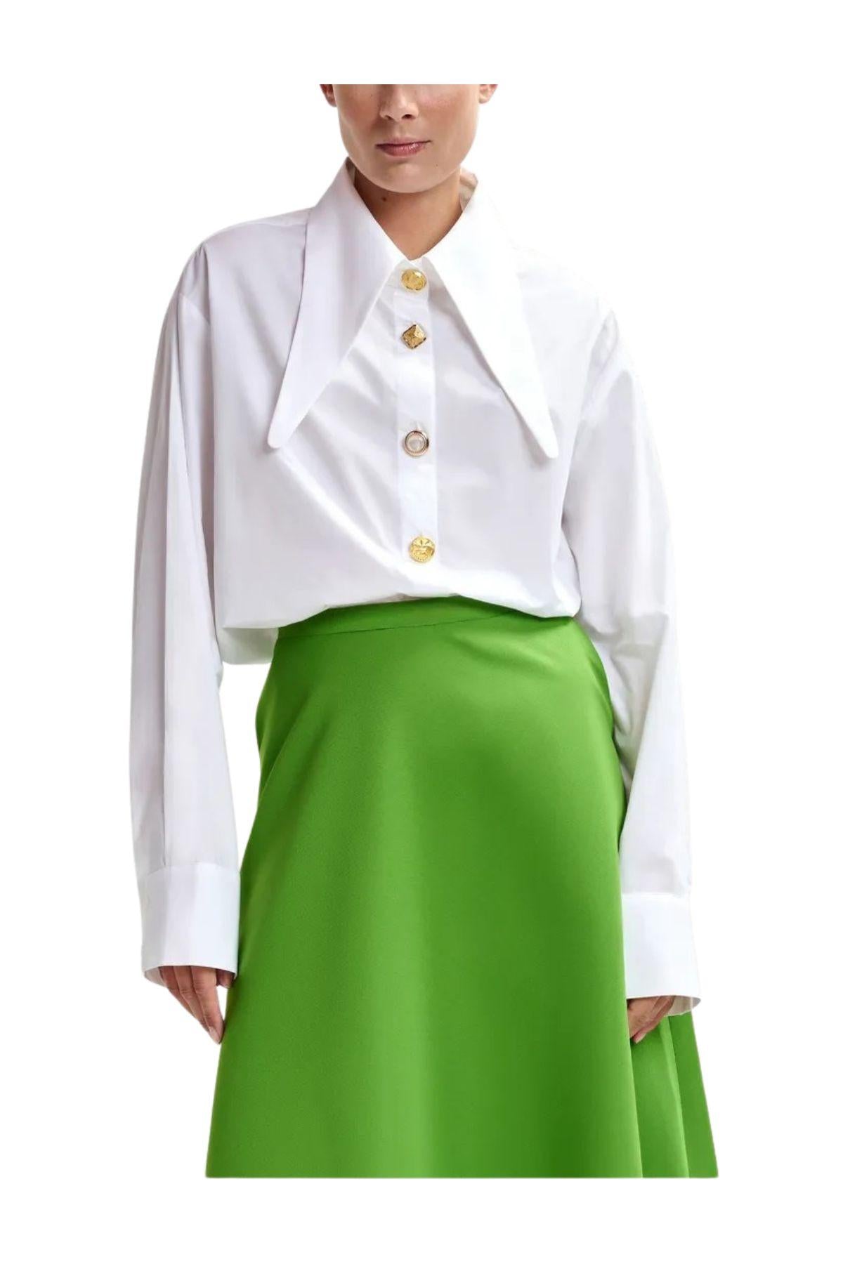 Camicia Jomato JOMATO POINT SHIRT WHITE ESSENTIEL ANTWERP