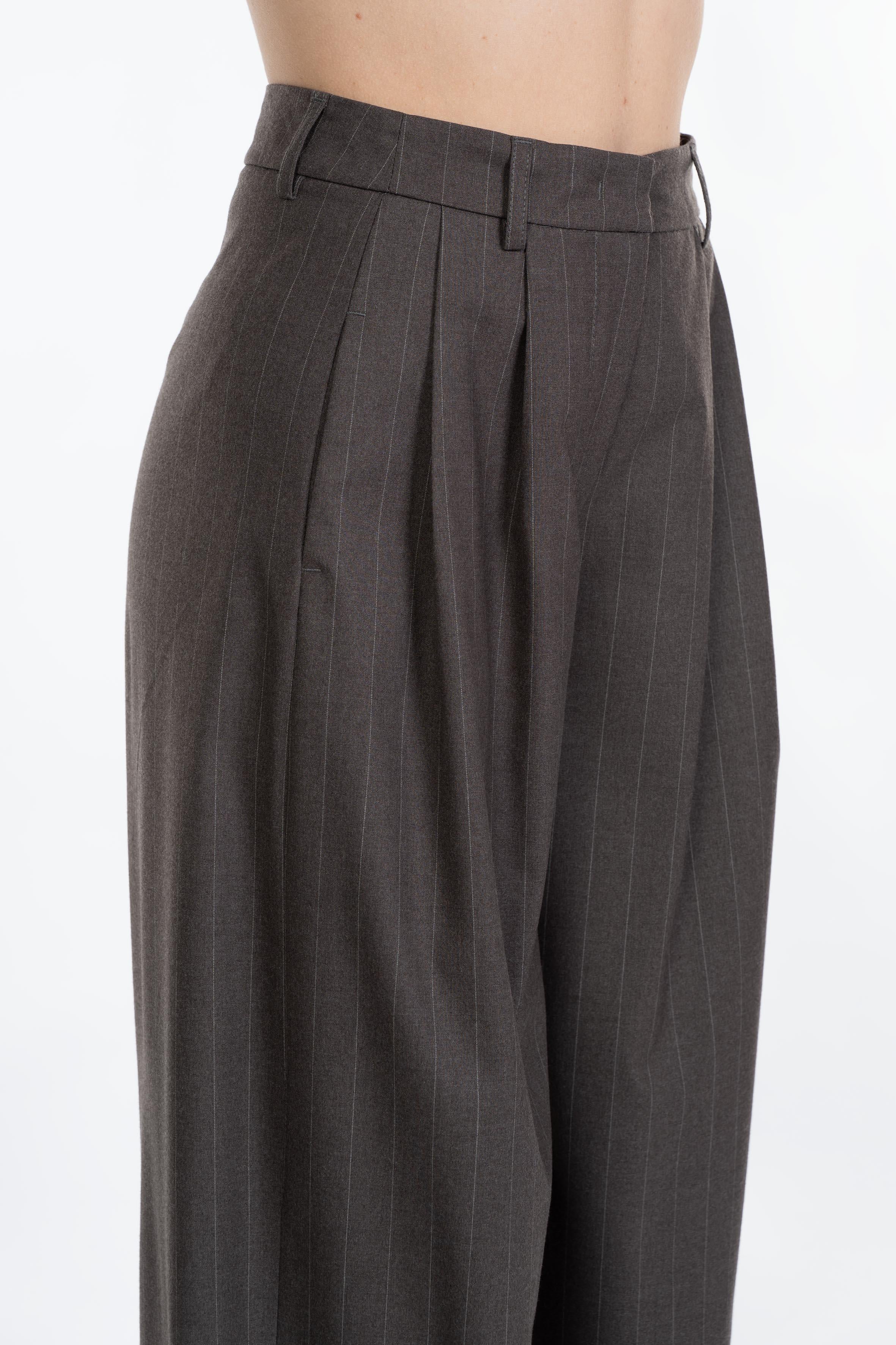 Pantalone pince largo taupe 2974 2974 4389 TAUPE ALICE MILLER
