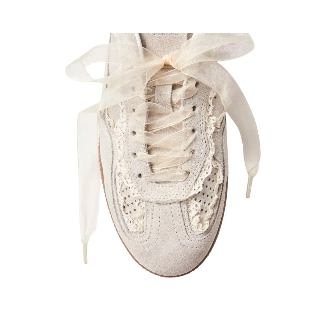 Sneakers TB490 in pelle crema uncinetto TB490 CROCHET CREAM CREAM ALOHAS