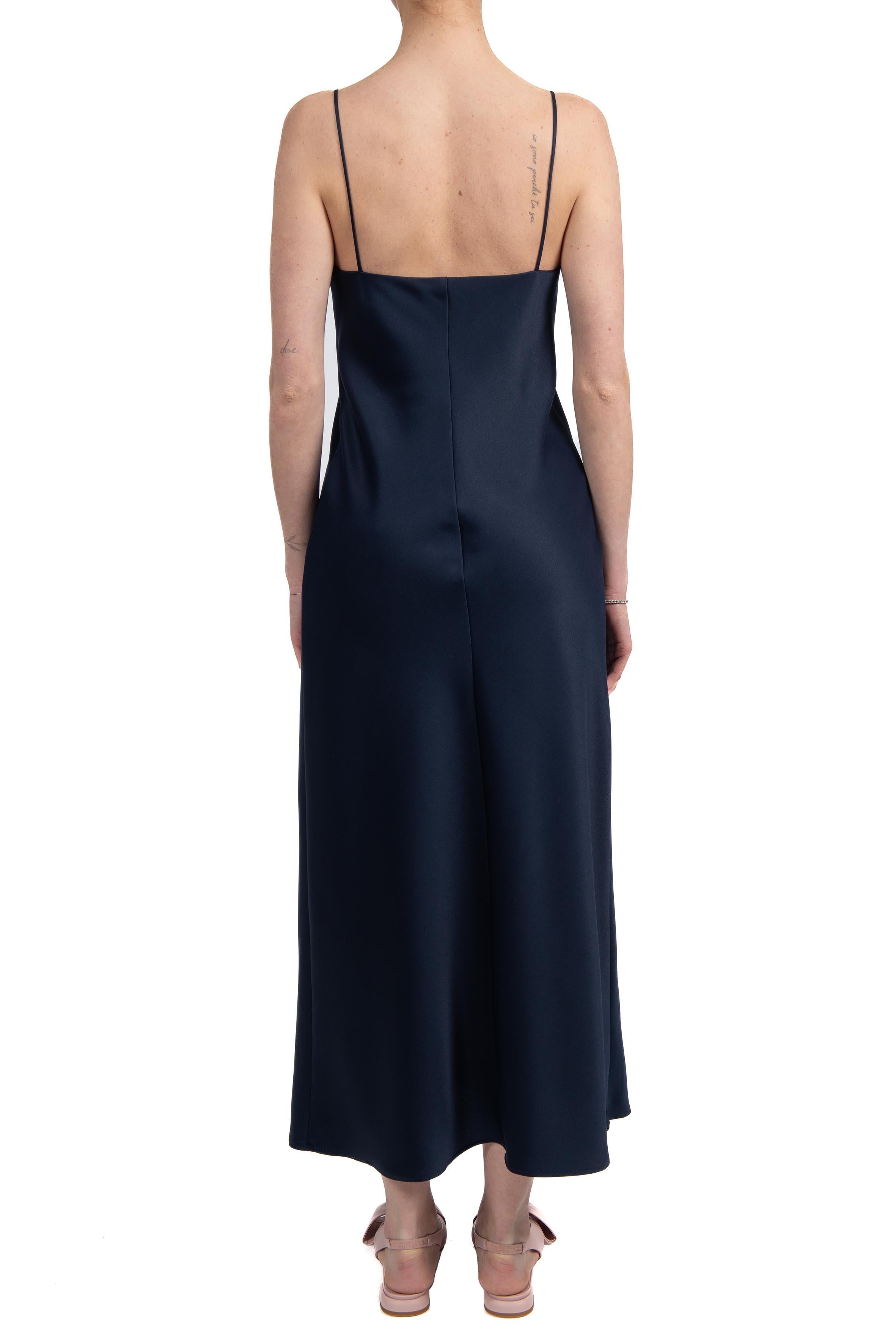 Abito sottoveste in raso blu 3397 4258 BLU ALICE MILLER