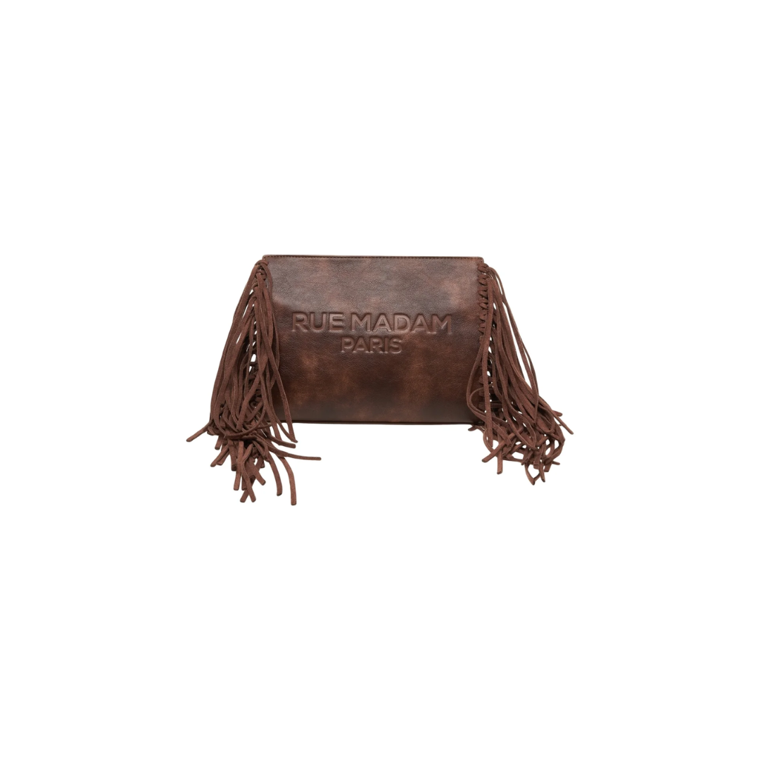 Texas clutch TEXAS CLUTCH BROWN RUE MADAM
