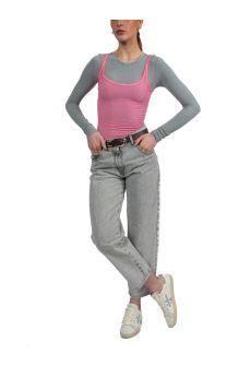 Jeans grigio MSGM 4041MDP237 GREY MSGM