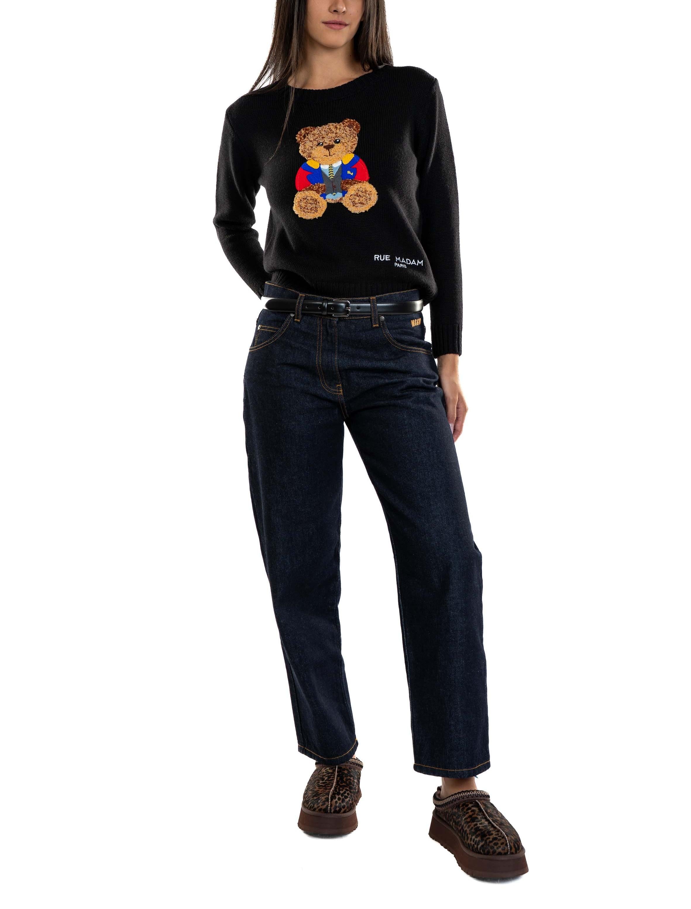 Maglia Marvin MARVIN JUMPER BLACK RUE MADAM