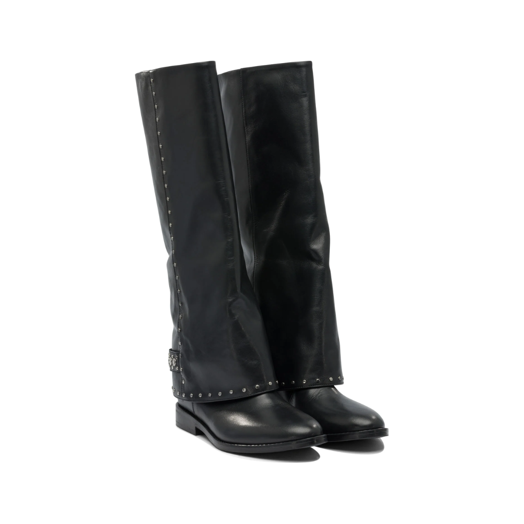 Stivale con risvolto A5728 N STRATEGIA