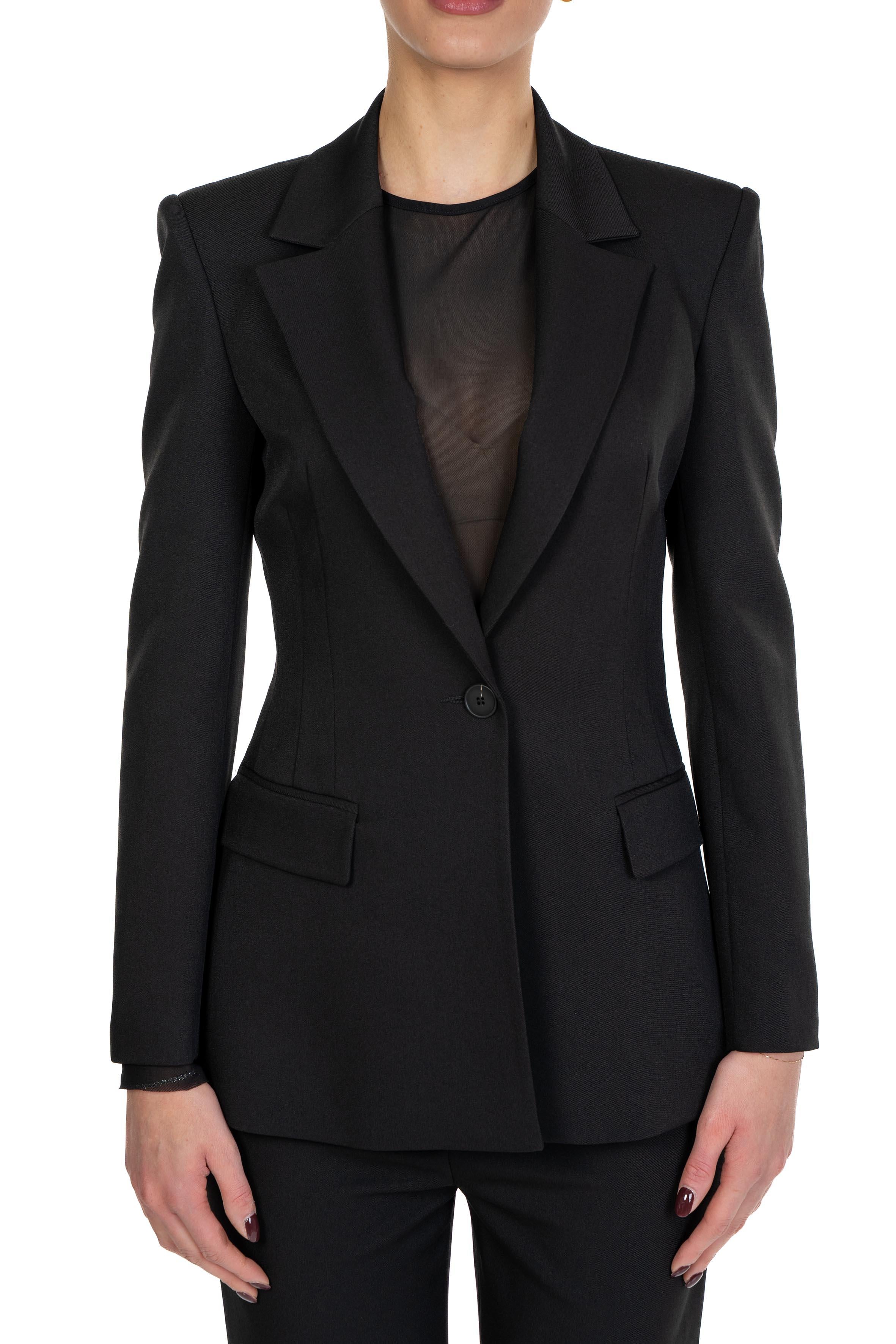 Giacca monopetto nera 4744 4334 NERO ALICE MILLER