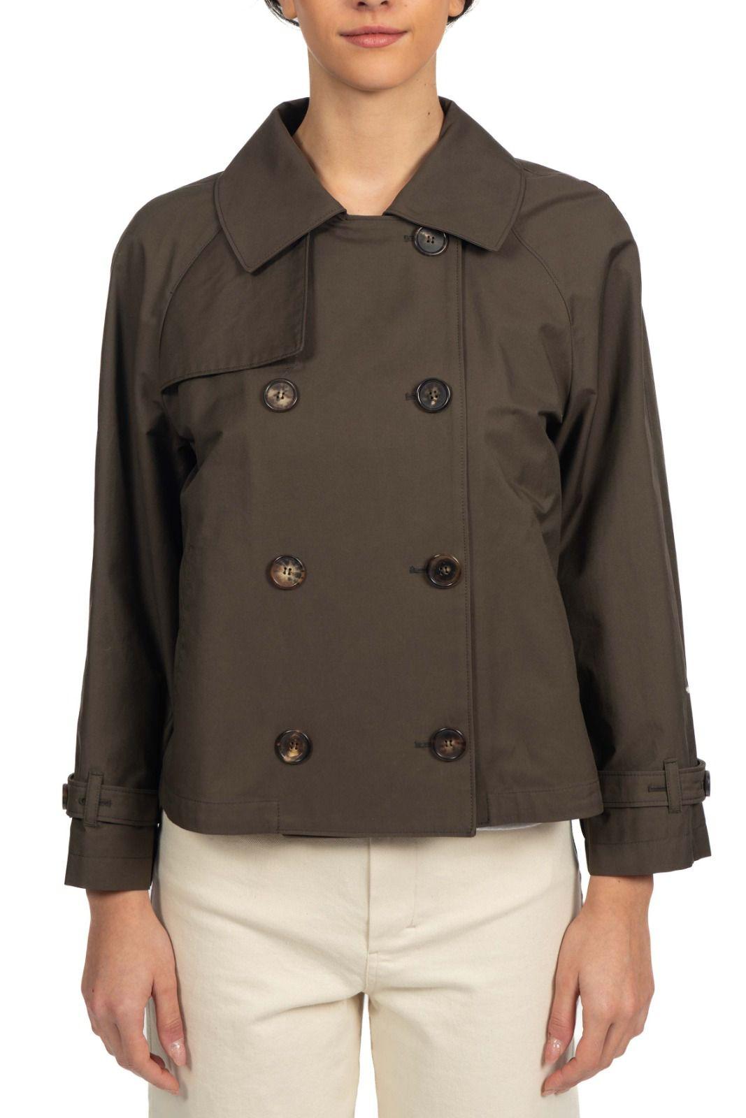 Trench Tesoro verde militare TESORO 003 MAX MARA