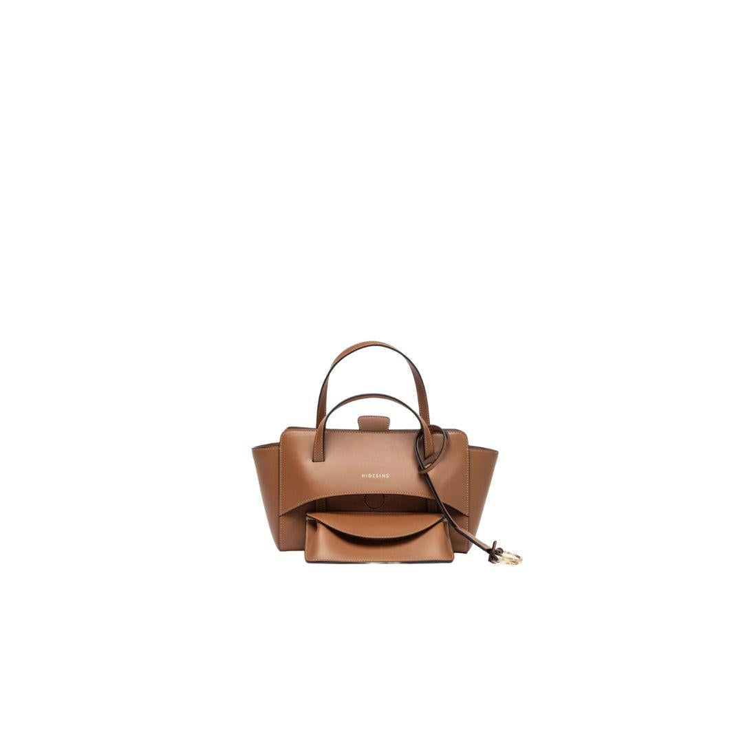 Borsa Flap s cammello FLAP S PREMIERE CARAMEL HIDESINS