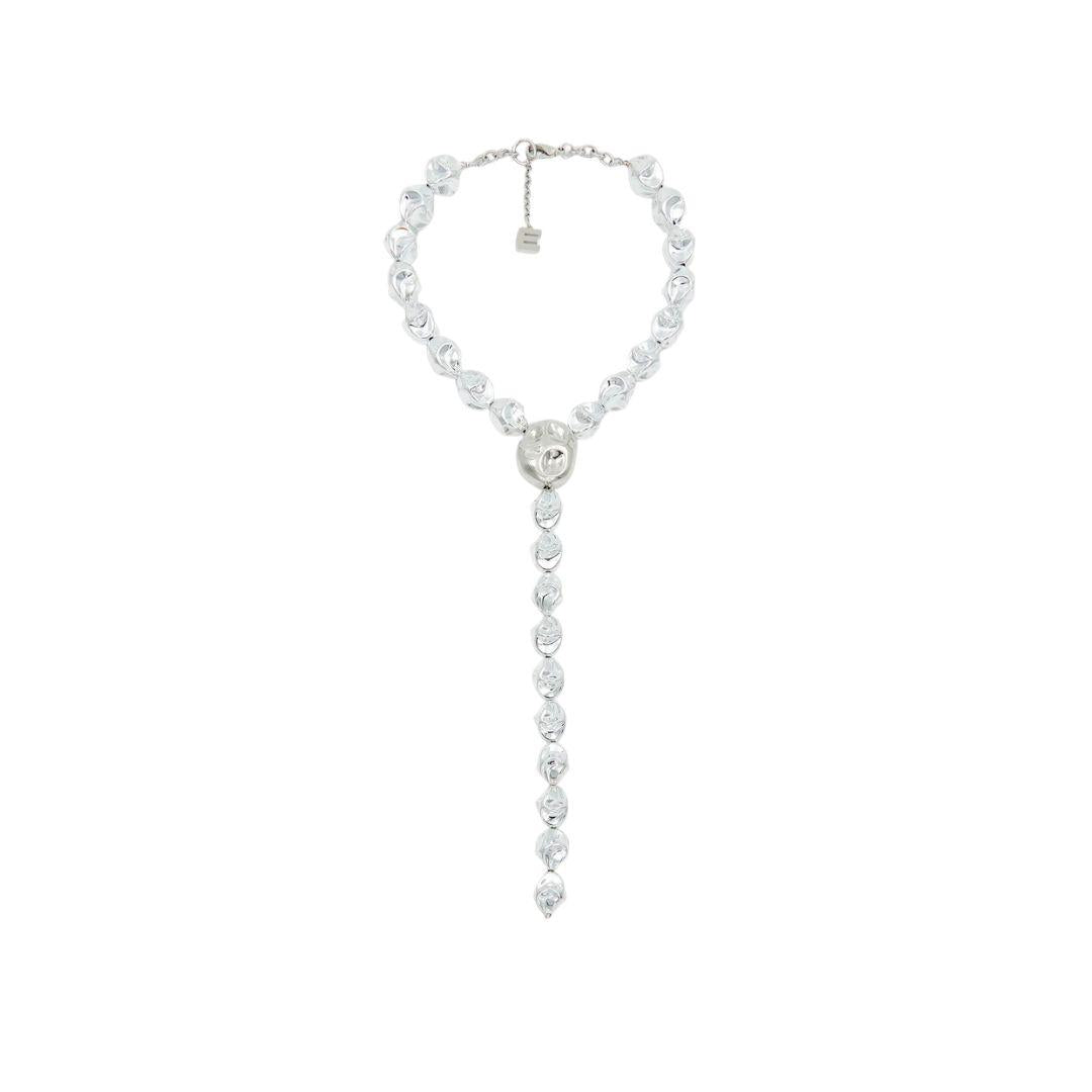 Collana argentata con dettaglio a goccia JISCOOL SILVER ESSENTIEL ANTWERP