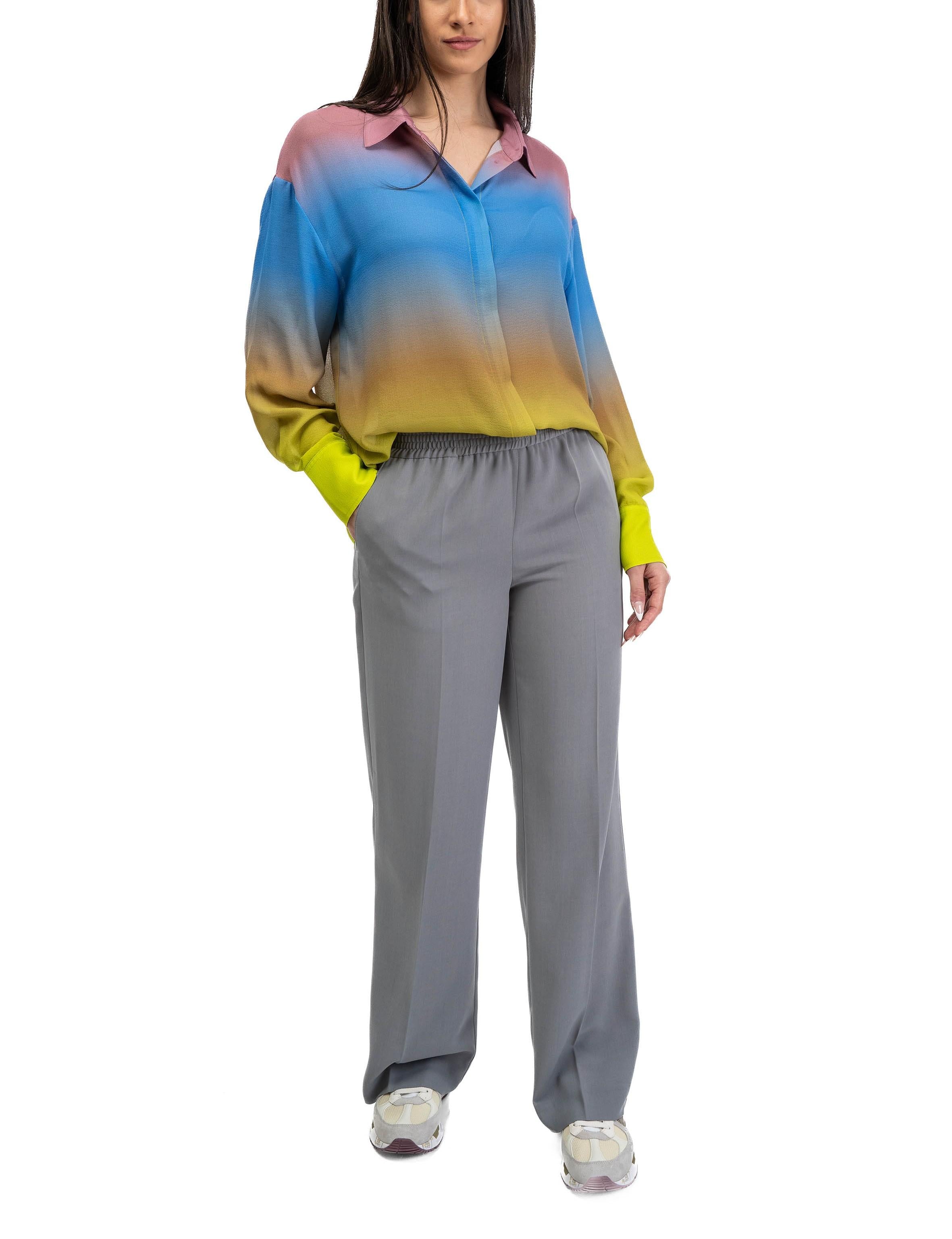 Camicia Heden sfumata HEDEN PLACED PRIN SHIRT H2CT CITRONELLA ESSENTIEL ANTWERP