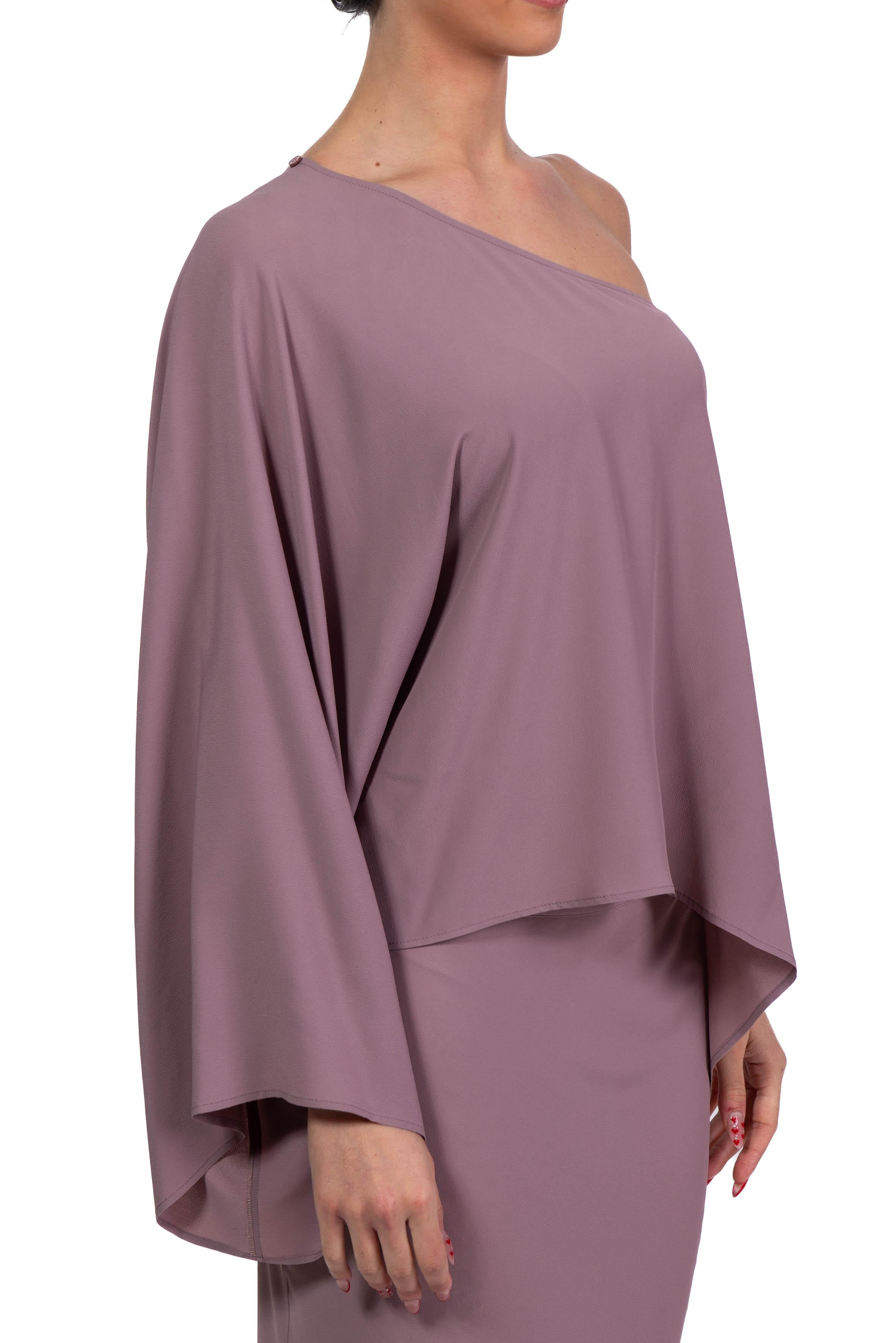 Monospalla in crepe de chine 41106-412 BOIS DE ROSE 04 FEDERICA TOSI