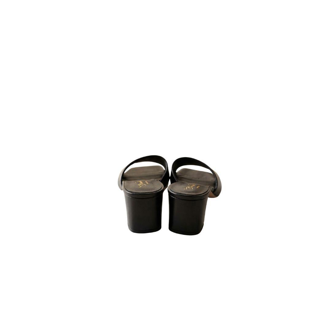 Sabot nero 2593 2593 NERO BIANCA DI