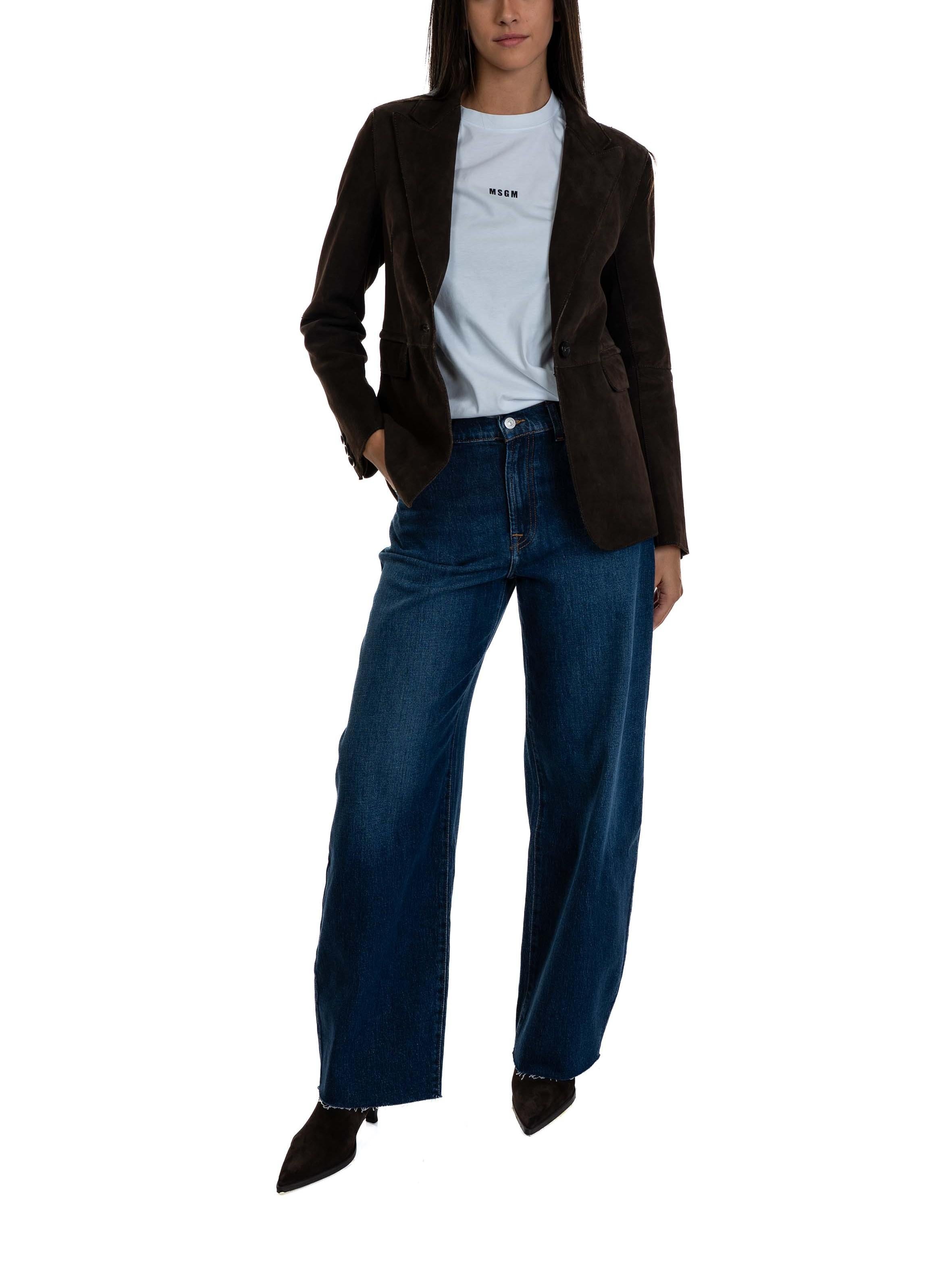 Giacca Bahia in suede BAHIA MOKA THE JACKIE LEATHERS