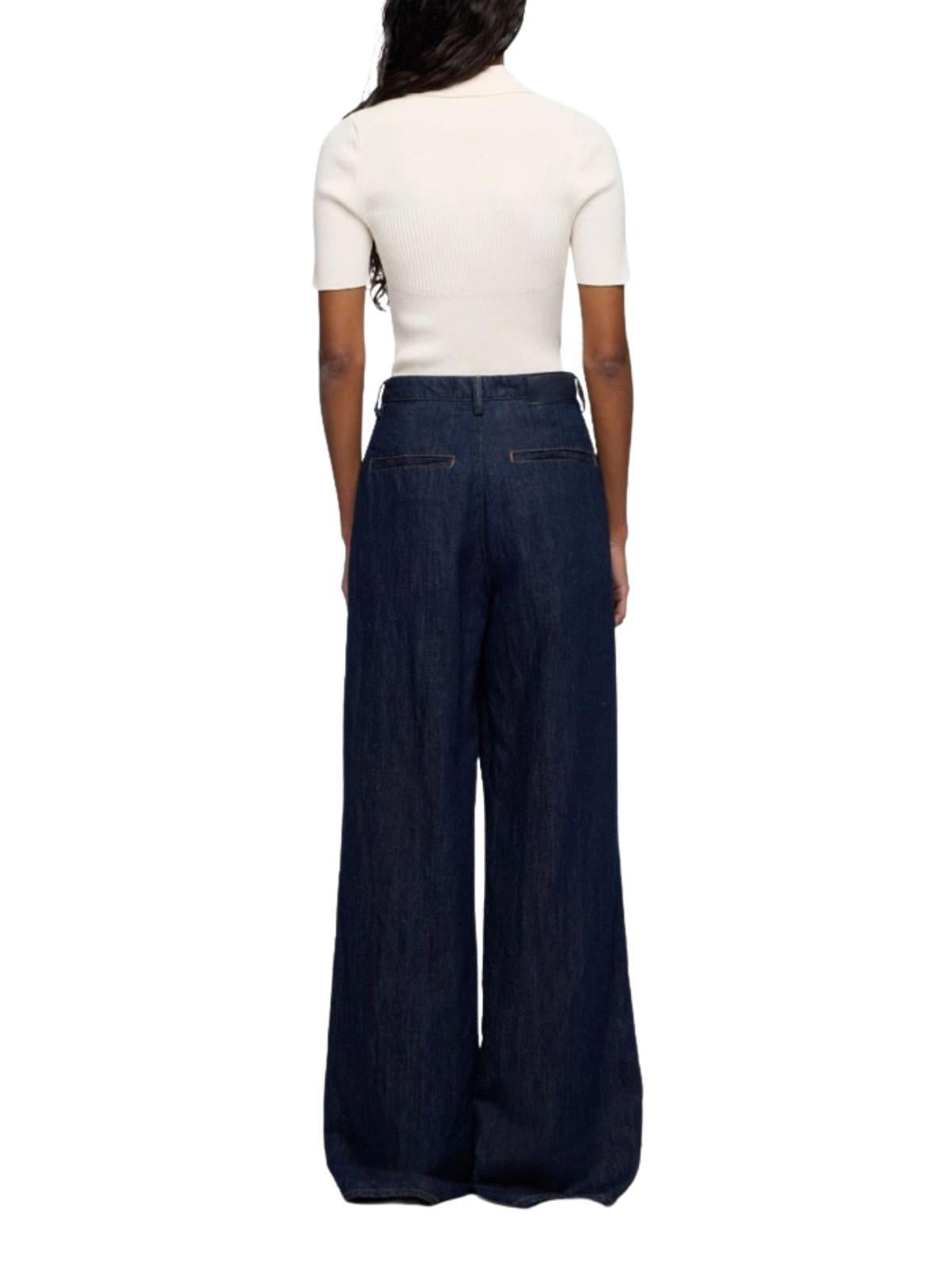 Jeans a palazzoWide Trouser Blossom WIDE TROUSER BLOSSOM BLU 7 FOR ALL MANKIND